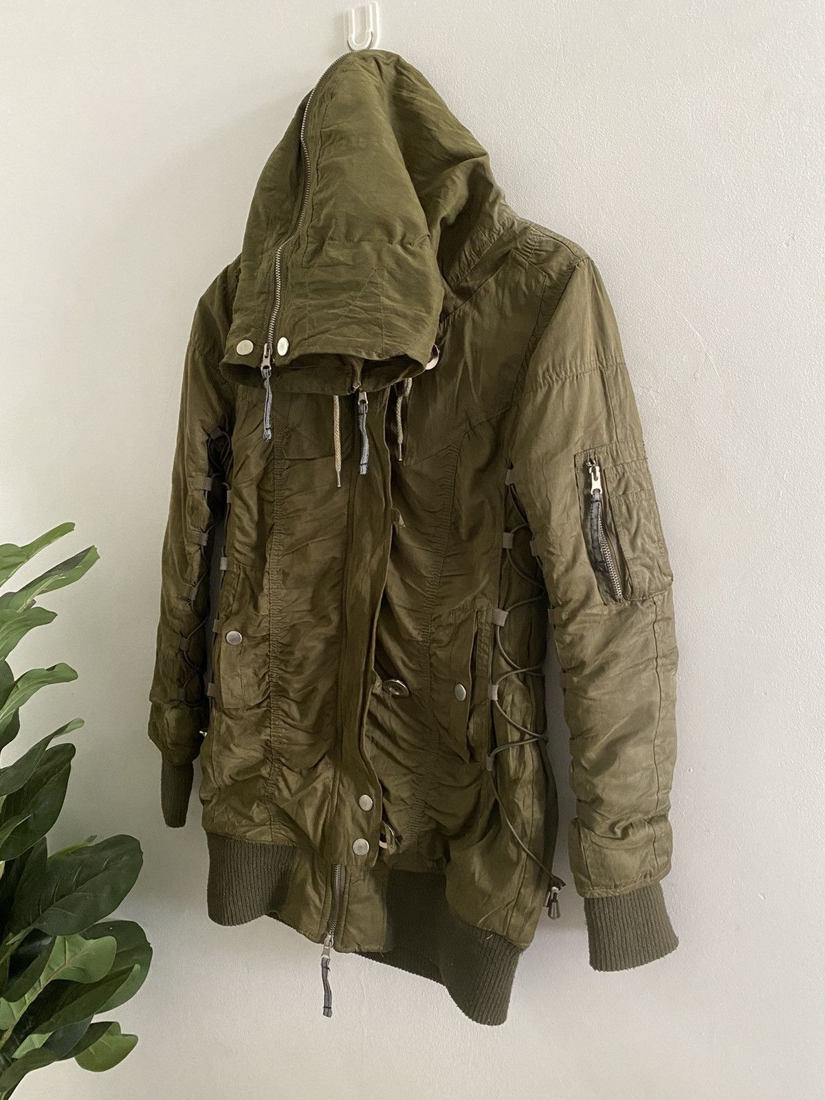 Hysteric Glamour Japanese Lip Service Punk Military tactical Hoodie jacket Size US M / EU 48-50 / 2 - 7 Thumbnail