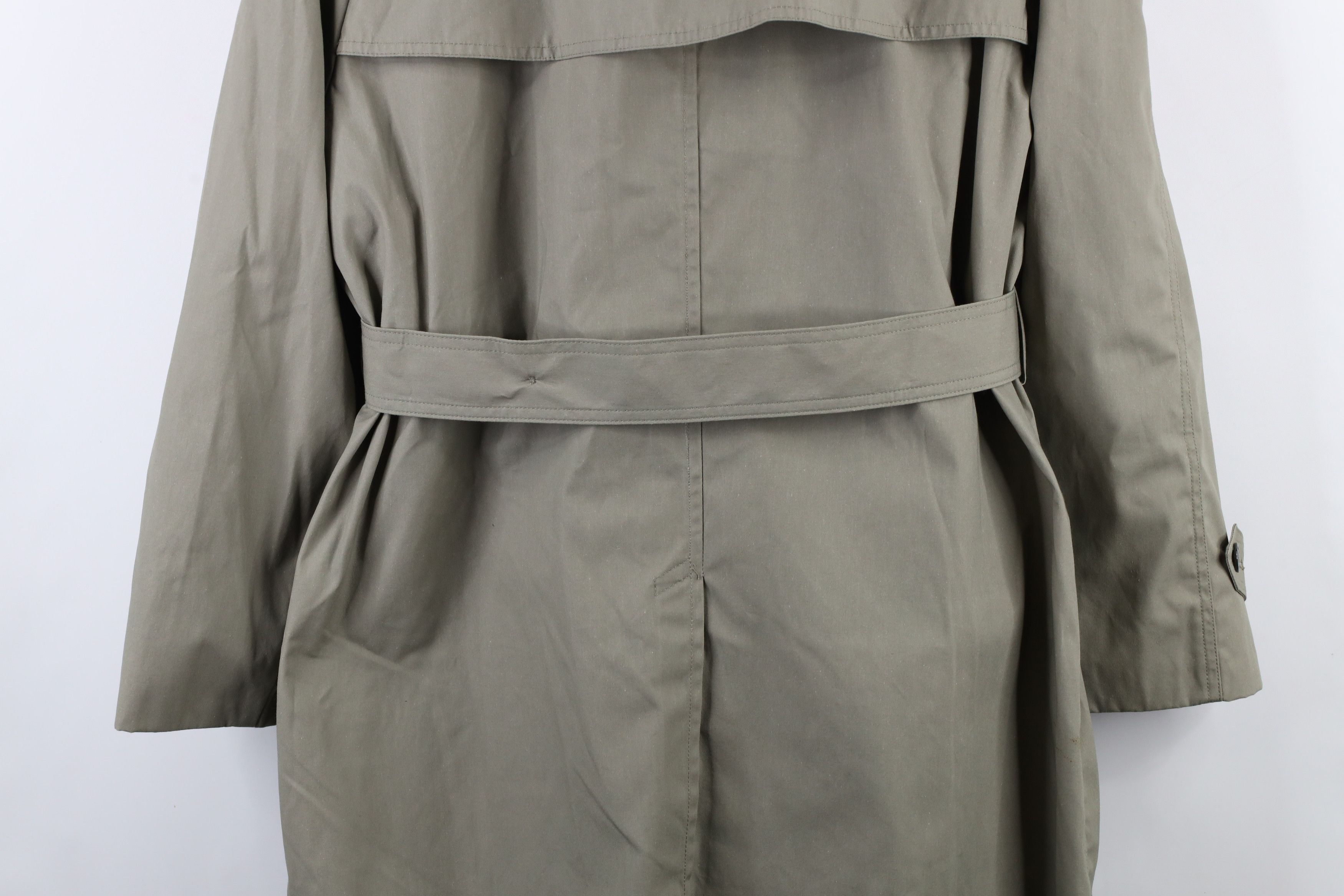 Vintage Vintage 90s Military Trench Coat Rain Jacket Pewter USA Size US L / EU 52-54 / 3 - 15 Thumbnail
