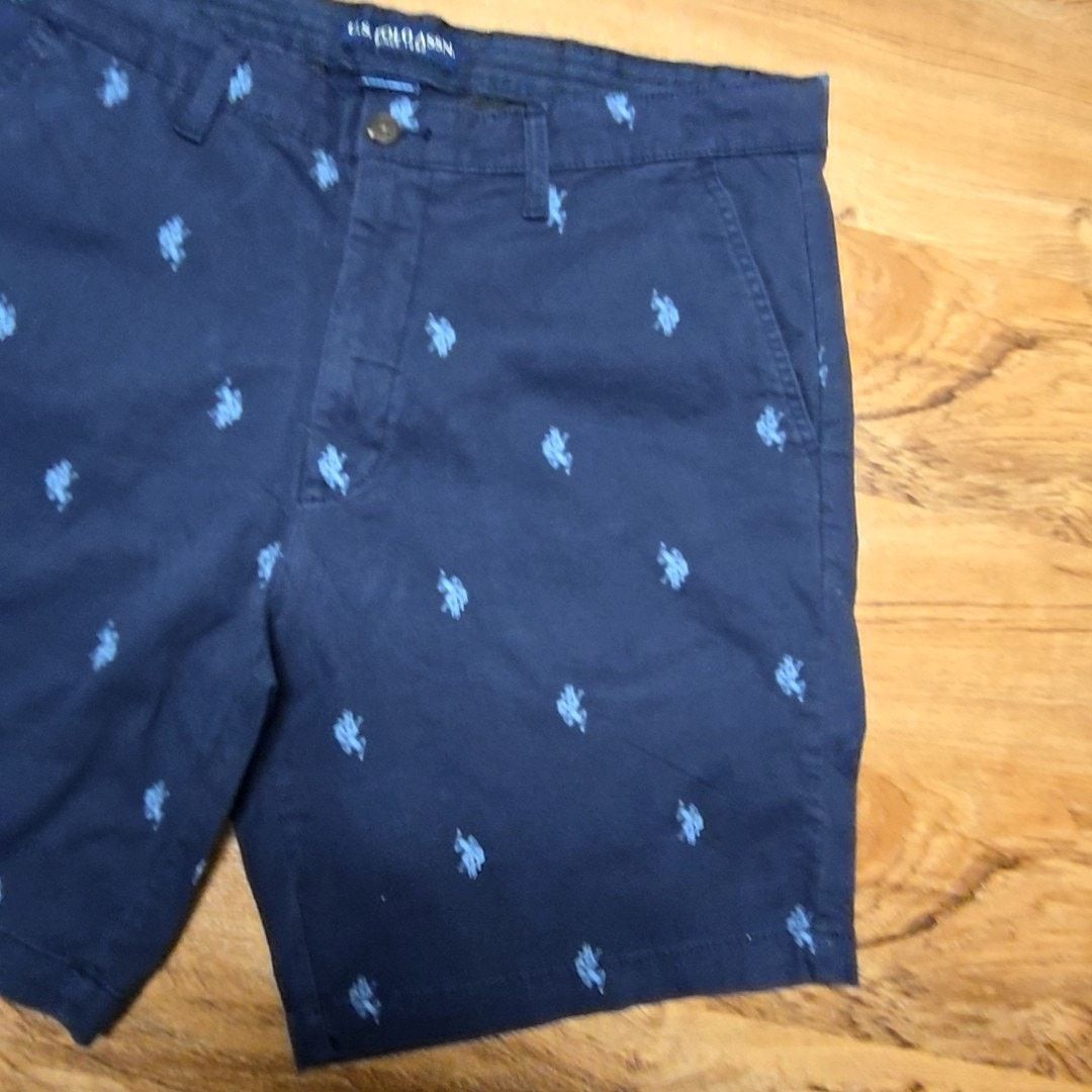 U.S. Polo Assn. U.S. Polo Assn. Shorts Navy Blue Embroidered Mens 38 Shorts Size US 38 / EU 54 - 3 Thumbnail