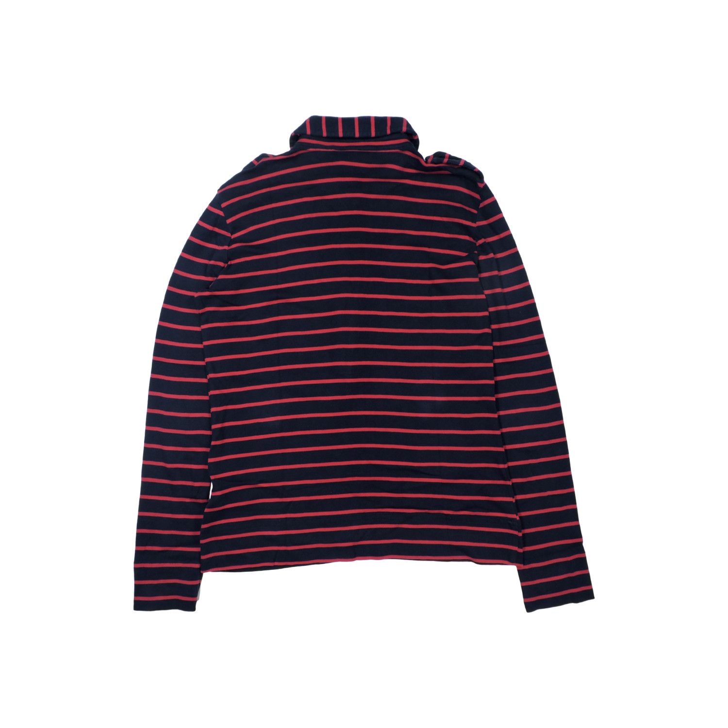 Tory Burch TORY BURCH POLO STRIPED SHOULDER TAB PIMA COTTON SHIRT Size M / US 6-8 / IT 42-44 - 2 Thumbnail