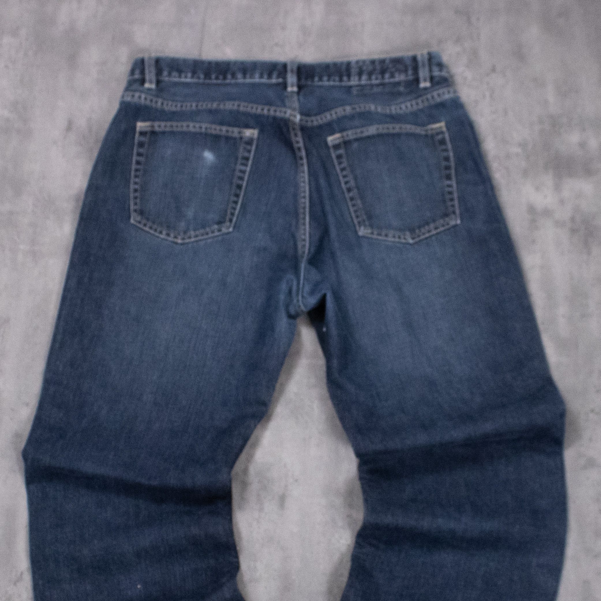Banana Republic Vintage Y2K Banana Republic Baggy Indigo Denim Jeans Size US 34 / EU 50 - 11 Thumbnail