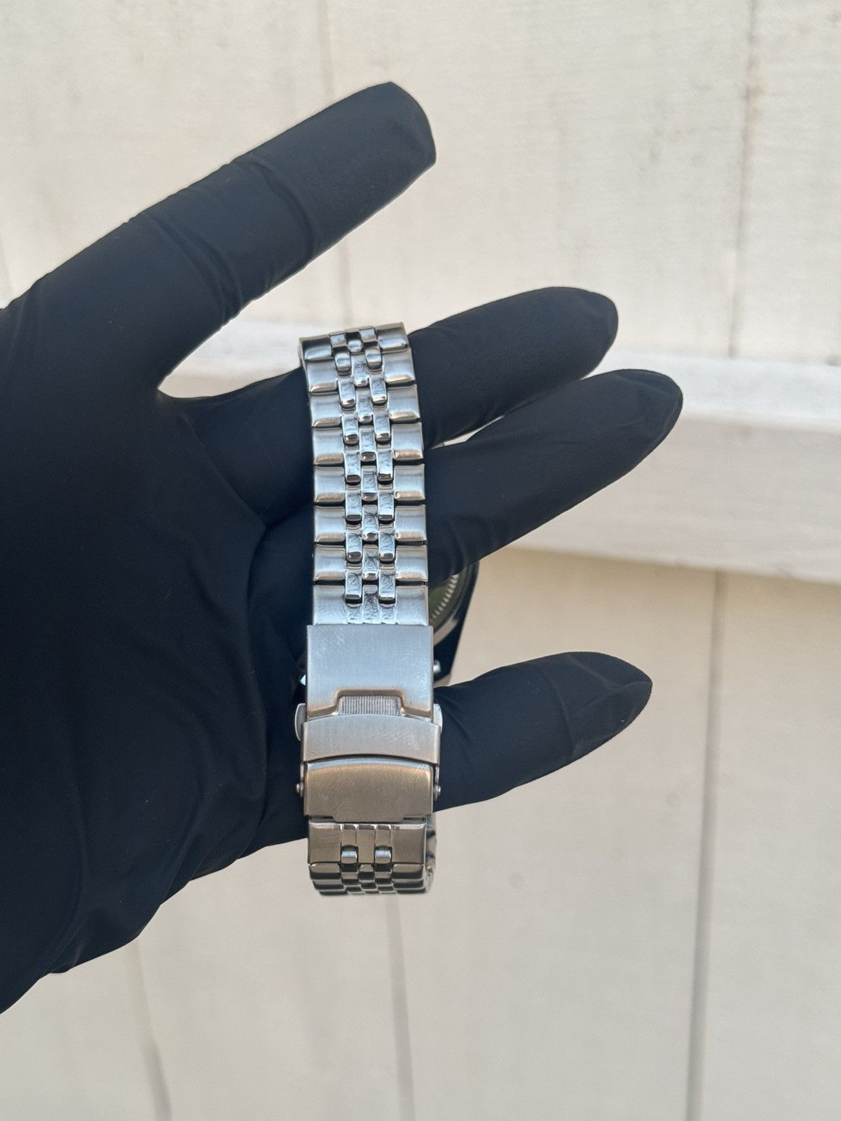 Other Stainless steel Blue GMT watch with black and blue face Size ONE SIZE - 6 Thumbnail