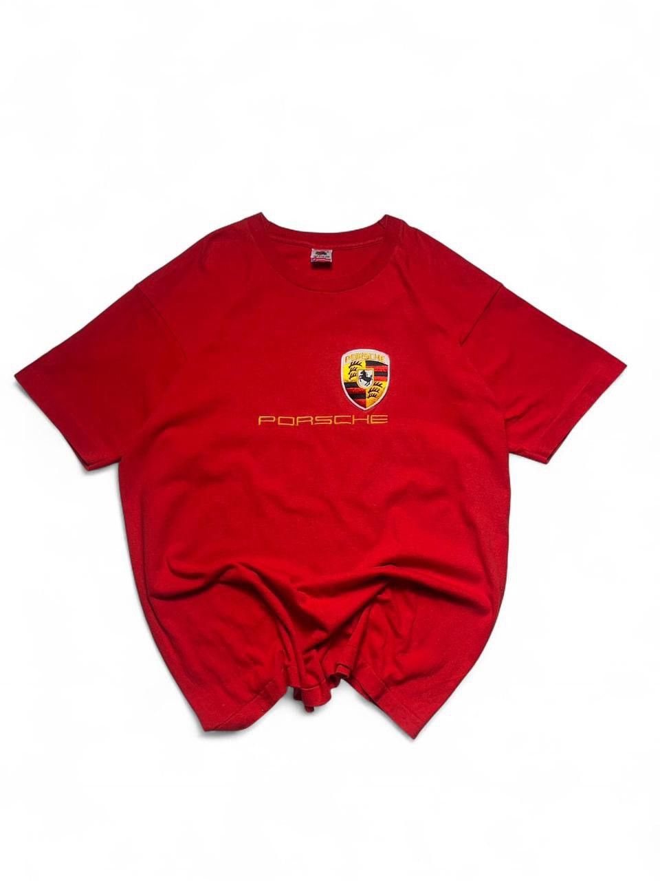 Porsche Design 1990S GILDAN MADE IN USA PORSCHE T SHIRT SINGLE STITCH Size US XL / EU 56 / 4 - 1 Thumbnail