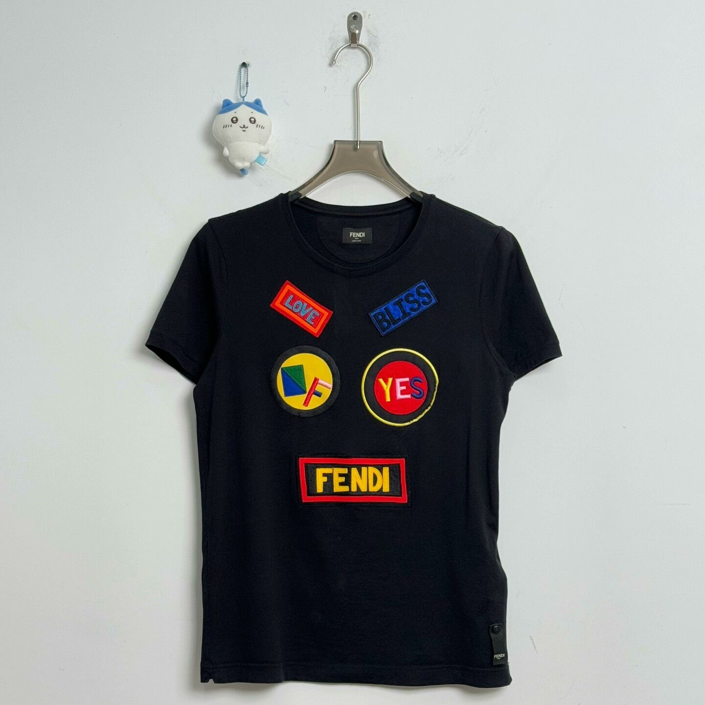 Fendi Fendi Embroidered Logo Short Sleeve Top Size US S / EU 44-46 / 1 - 1 Thumbnail