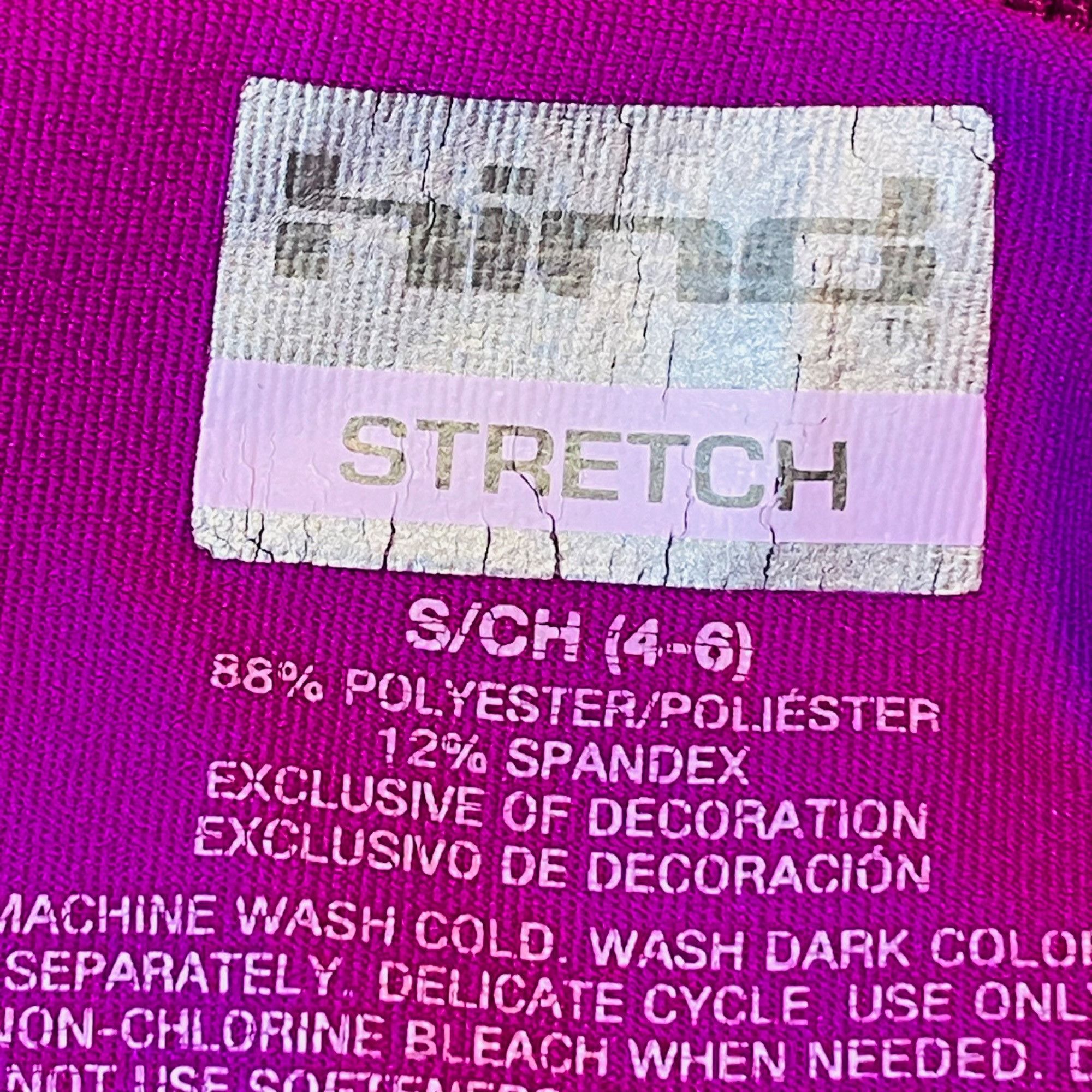 Other Hind Athletic Stretch Pink Purple Skort S/CH 4-6 Spandex Mac Size 27" / US 4 / IT 40 - 5 Thumbnail