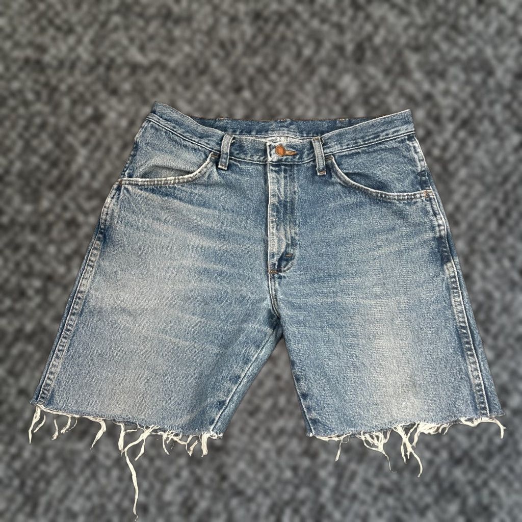 Denime Rustler Blue Bermudas 34" Cut Off Shorts Denim Jorts Casual Beach Outdoor Mens Size US 34 / EU 50 - 1 Thumbnail