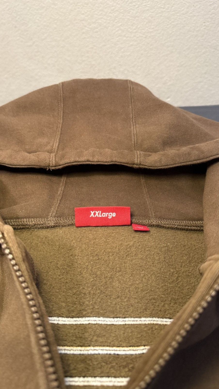 Supreme Supreme Wrapped Half Zip Hooded Sweatshirt Size US XXL / EU 58 / 5 - 7 Thumbnail