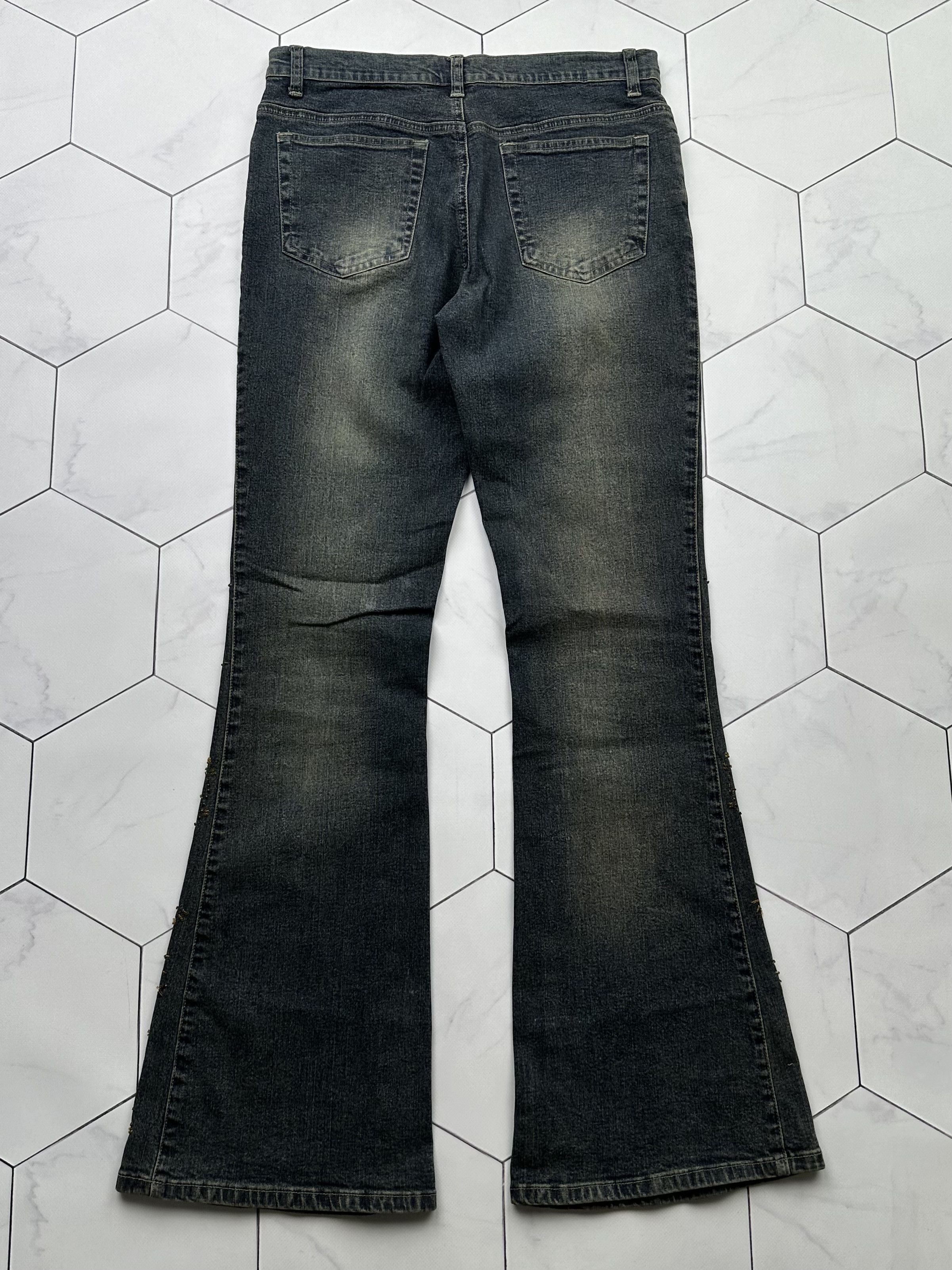 Japanese Brand × Vintage Vintage Faded Flare Jeans Size 27" / US 4 / IT 40 - 4 Thumbnail