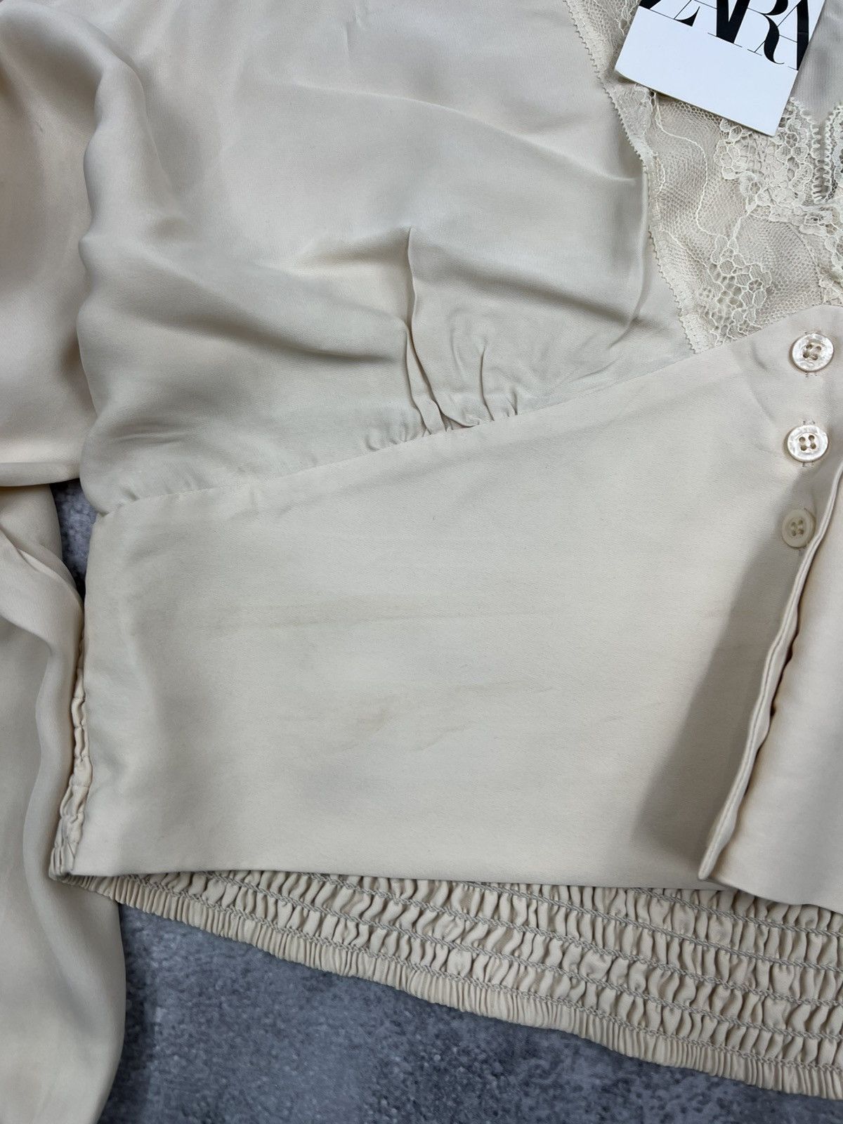 Zara Zara Blouse Womens Classic NWT Size M / US 6-8 / IT 42-44 - 5 Thumbnail