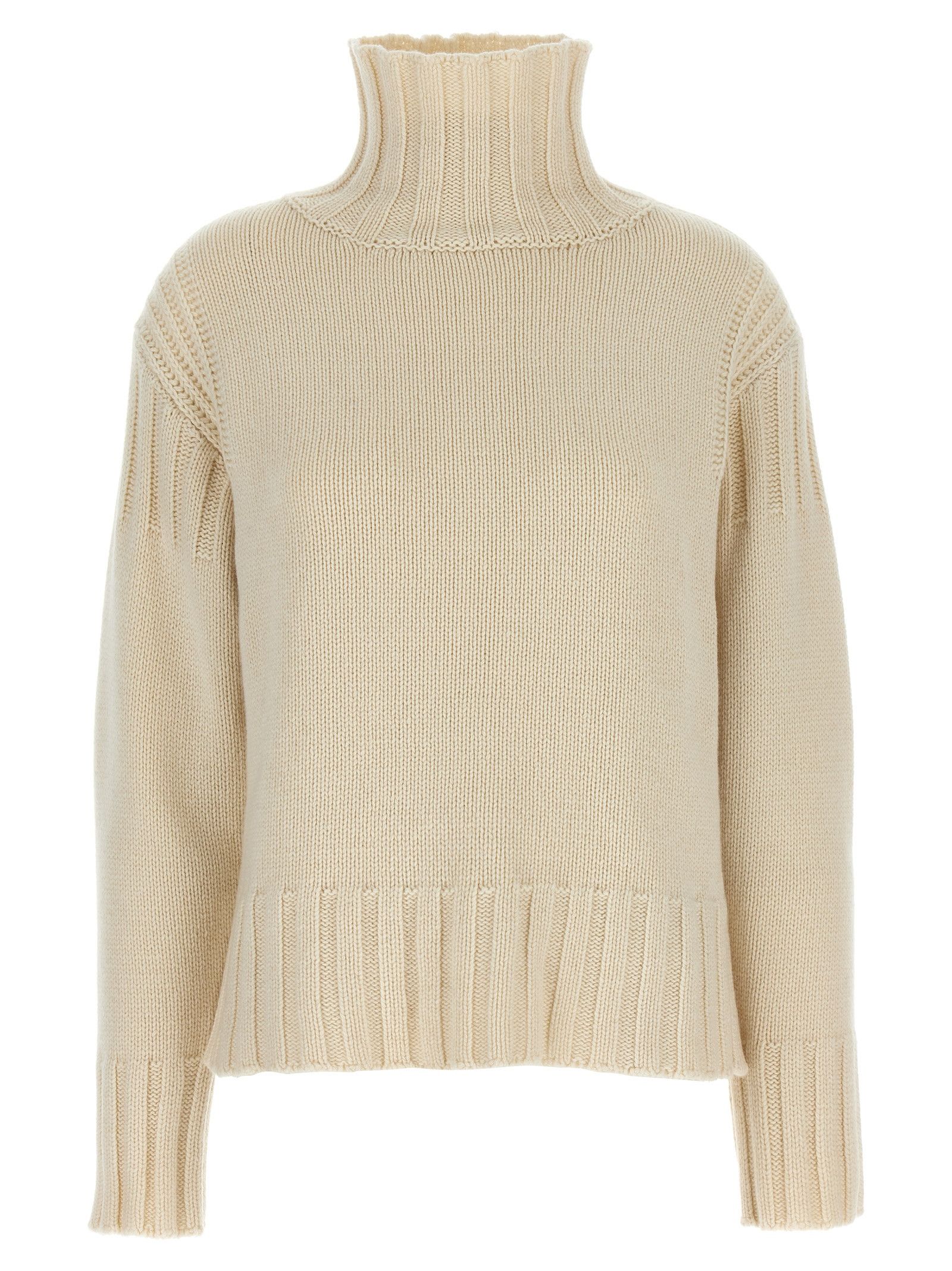 Jil Sander Ribbed Detail Sweater Size S / US 4 / IT 40 - 1 Thumbnail