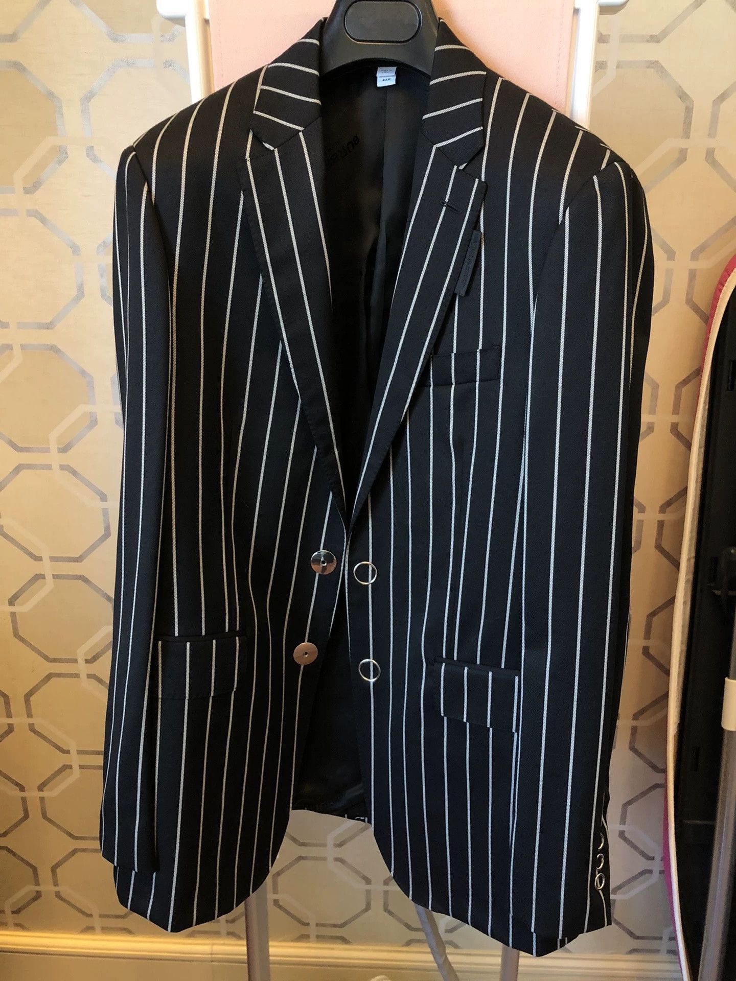 Burberry Burberry Striped Metal Buckle Suit Set Size US S / EU 44-46 / 1 - 2 Thumbnail