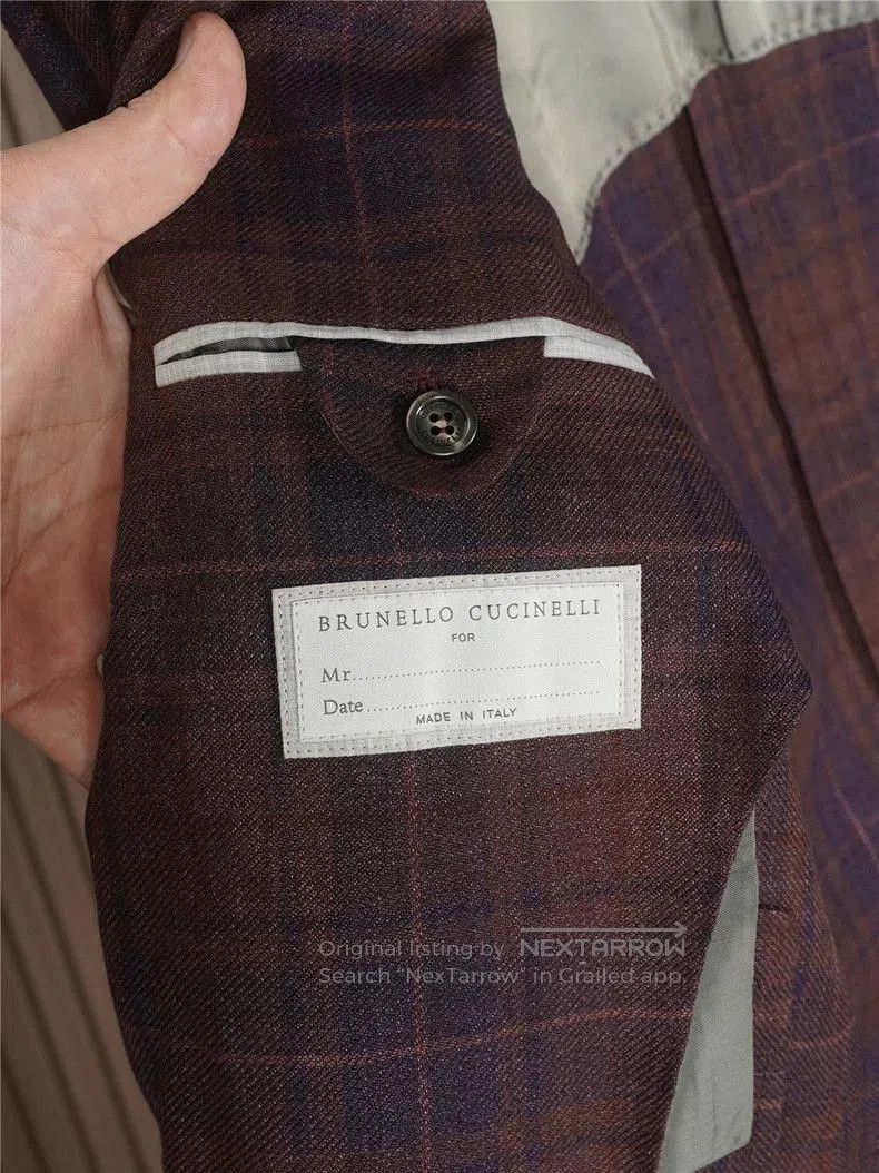 Brunello Cucinelli Brunello Cucinelli Wool Silk Blazer. Size US L / EU 52-54 / 3 - 4 Thumbnail