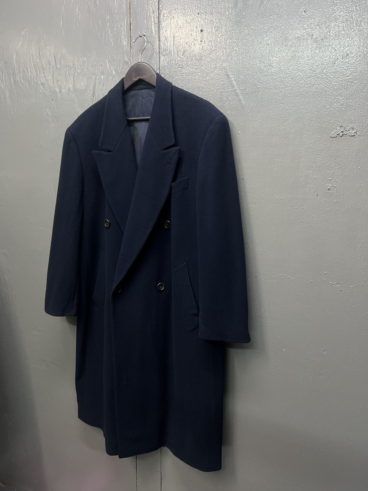 Lanvin Lanvin Paris Wool Long Coat Double Breast Size US XL / EU 56 / 4 - 3 Thumbnail