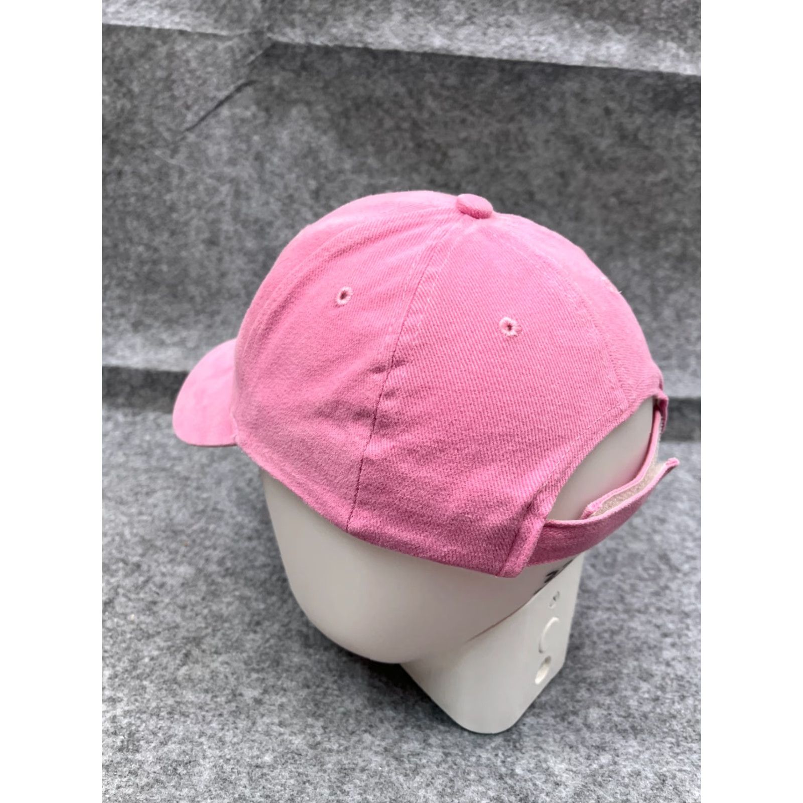 Vintage VINTAGE Inter-Ex Pink Cotton Baseball Cap Hat Adult One Size Embroidered Strap Back Casual Outdoor Cars Size ONE SIZE - 5 Thumbnail