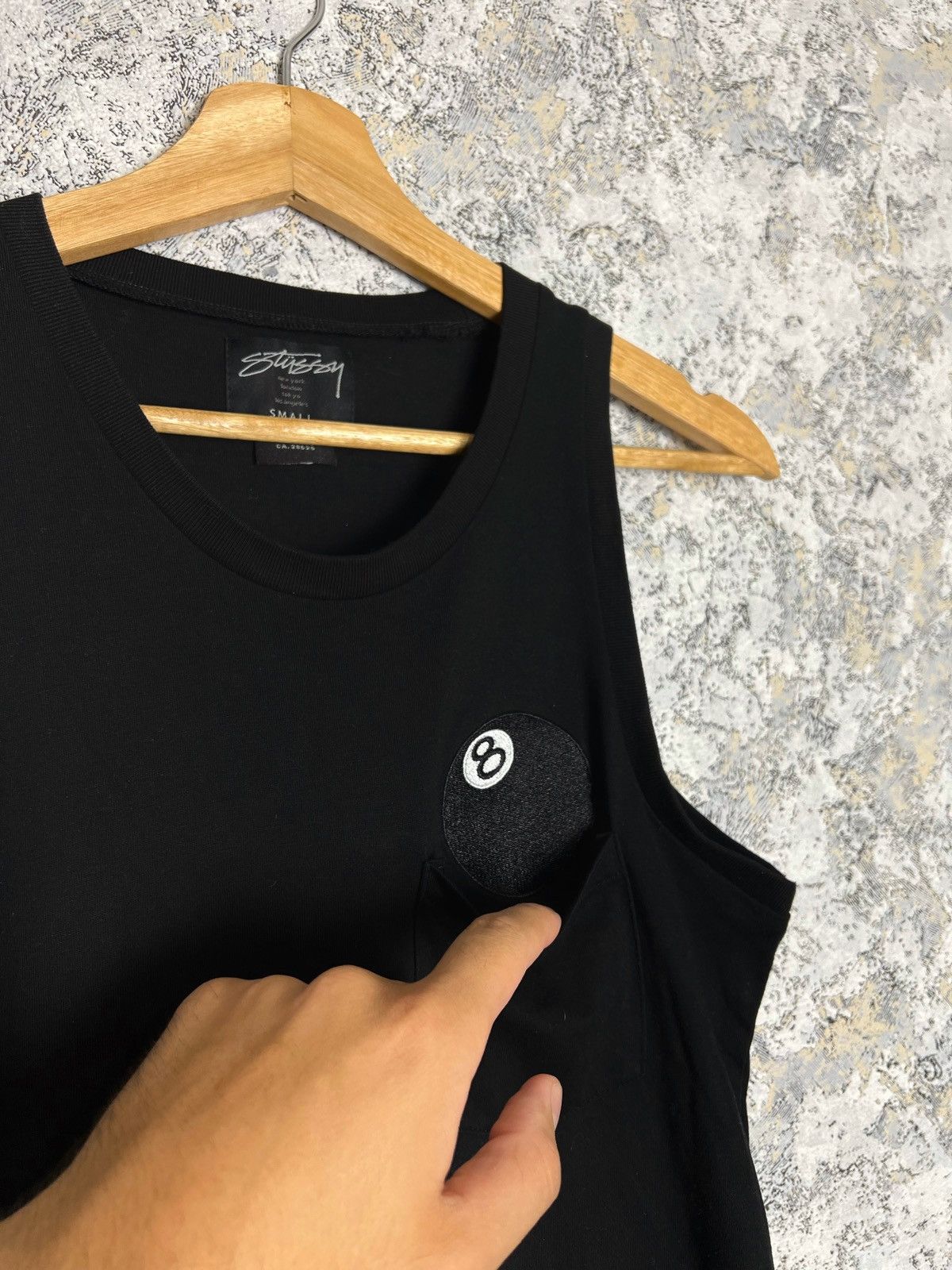Stussy Vintage Stussy 8 Ball Logo Japan Women’s Black Dress Size S Size S / US 4 / IT 40 - 3 Thumbnail