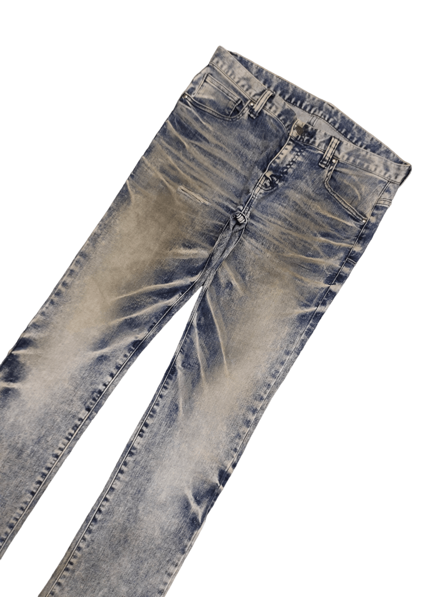 OG Tornado Mart Japan Distress Faded Clawmark Denim Pants