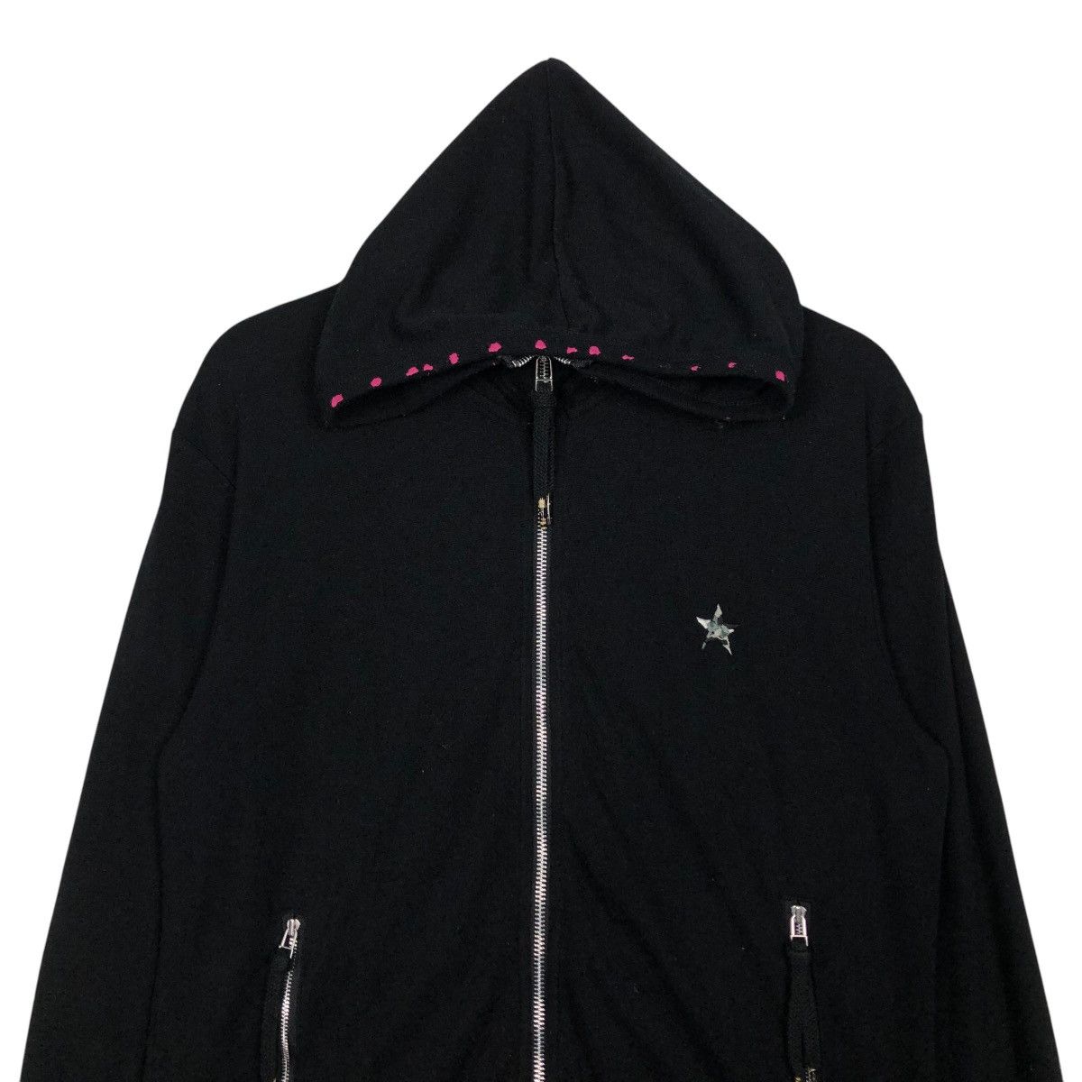 Hysteric Glamour 🔥VINTAGE ZIPPER JACKET HOODIE PPFM PUNK DESIGN BIKER Size US M / EU 48-50 / 2 - 5 Thumbnail