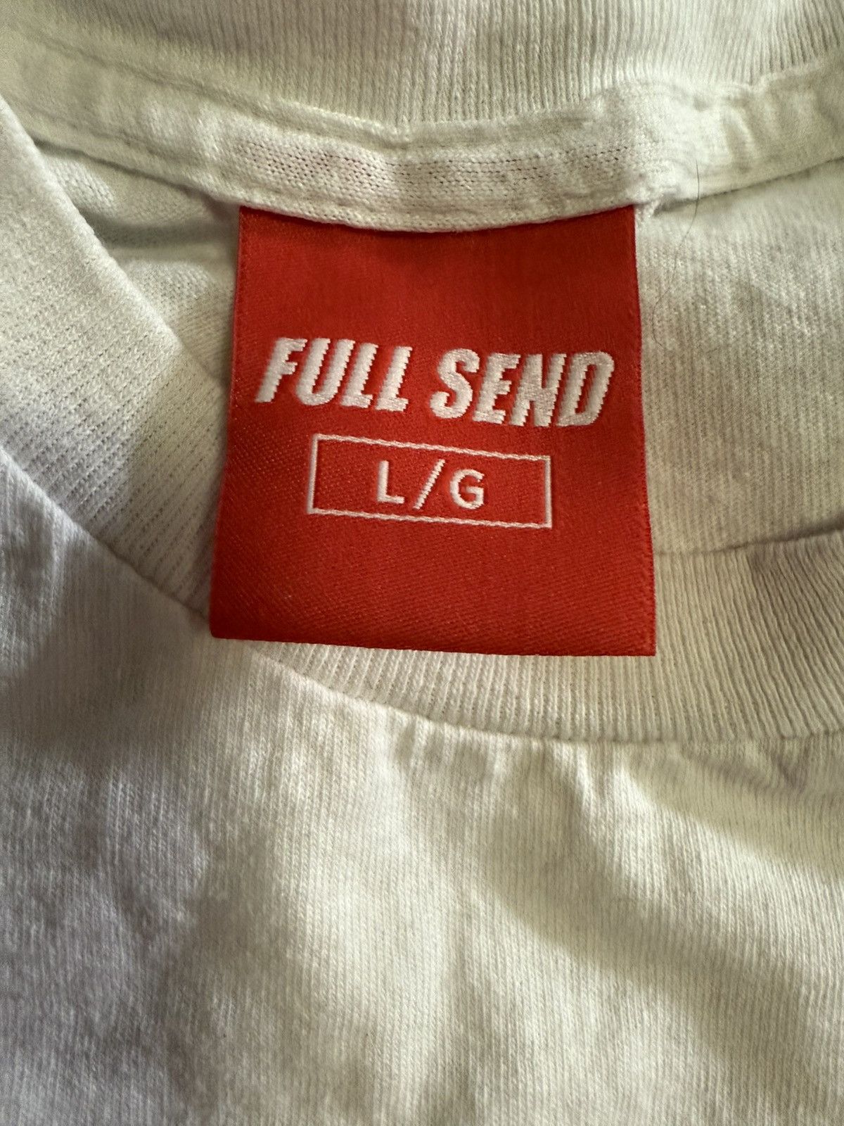 Full Send × UFC UFC x FULLSEND Tee White (L) Size US L / EU 52-54 / 3 - 2 Thumbnail