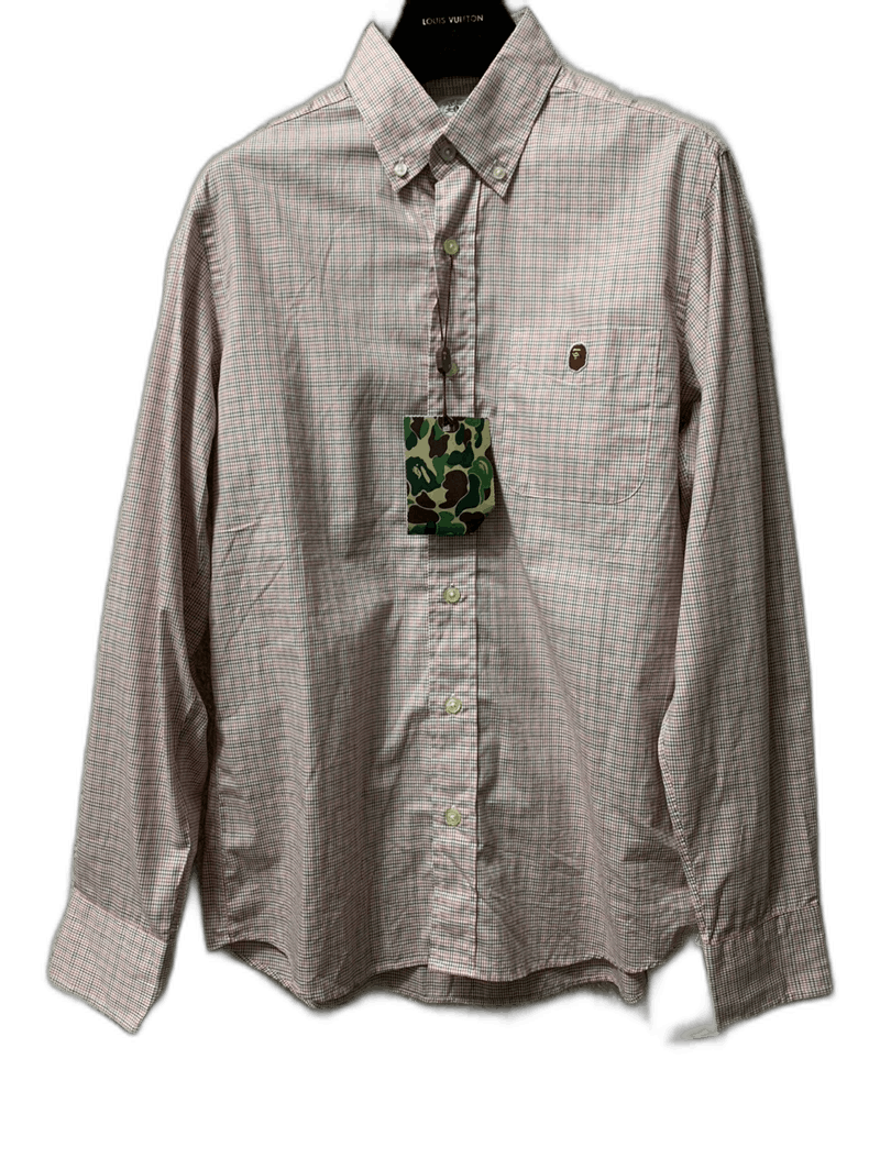 Bape BAPE Men's Check Long Sleeve Shirt Size US M / EU 48-50 / 2 - 1 Thumbnail
