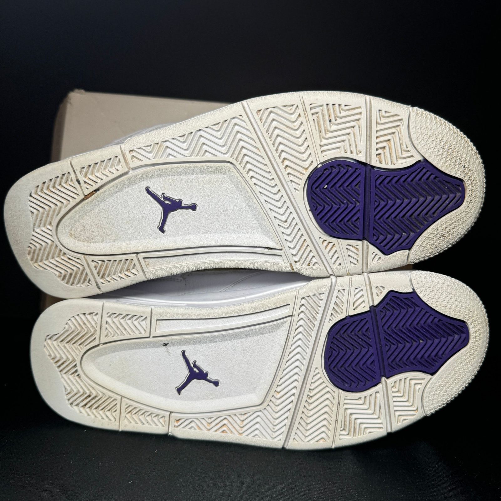 Jordan Brand × Nike Size 9 - Nike Air Jordan 4 Retro Purple Metallic Men's Shoes Size US 9 / EU 42 - 6 Thumbnail
