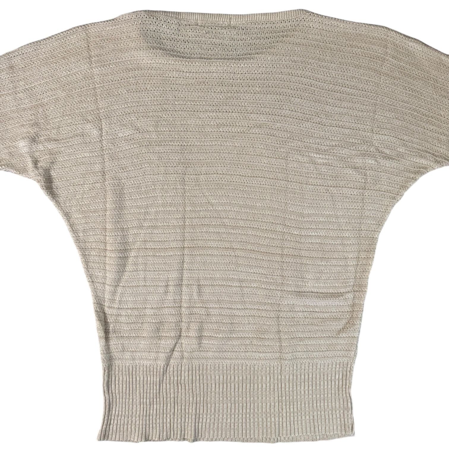 Other Maurices Tan Loose Knit Short Sleeve Women’s Sweater Medium Size M / US 6-8 / IT 42-44 - 6 Thumbnail
