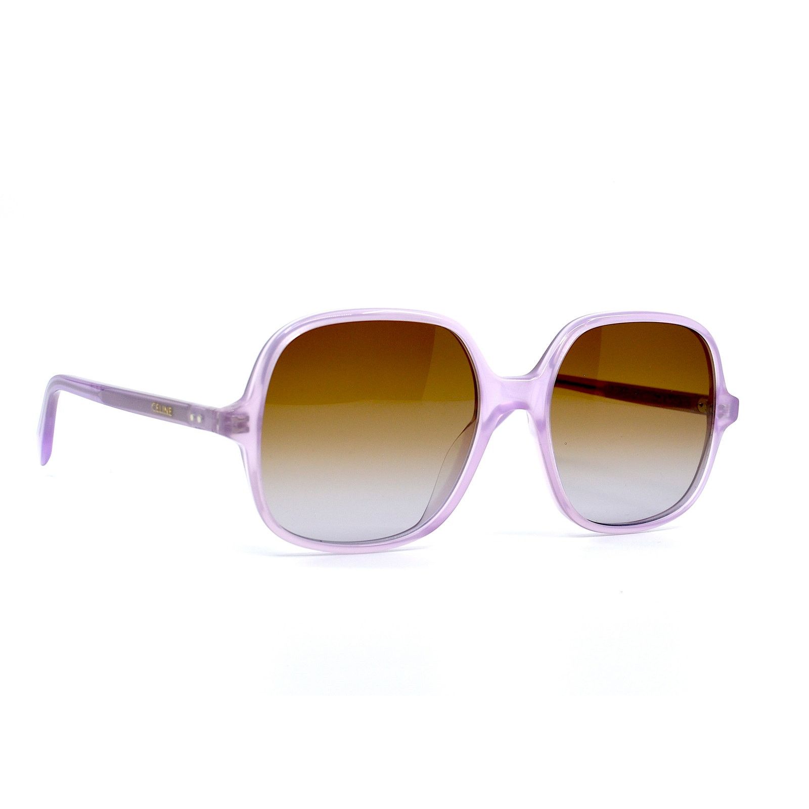 Celine NEW CELINE CL40244U 78F OPAL LILAC BROWN GRADIENT SUNGLASSES Size ONE SIZE - 2 Thumbnail