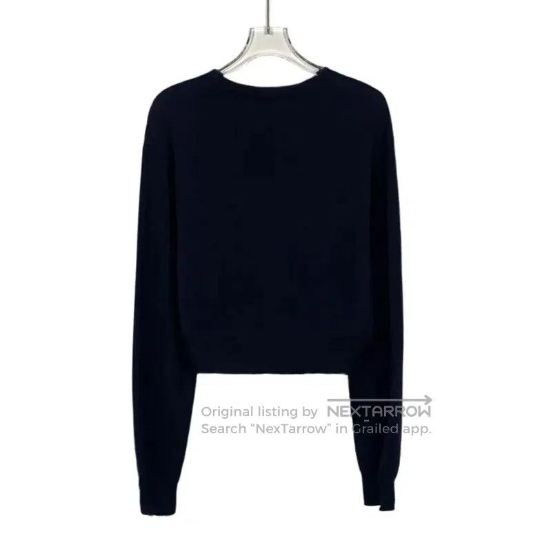 Miu Miu Miu Miu Women's Navy Wool Pullover Sweater . Size S / US 4 / IT 40 - 2 Thumbnail