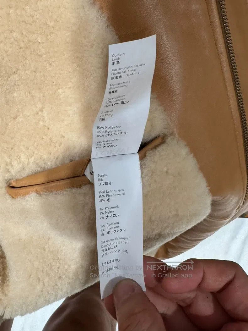 Loewe Loewe Leather and fur blend jacket leather coat show model Size US S / EU 44-46 / 1 - 7 Thumbnail