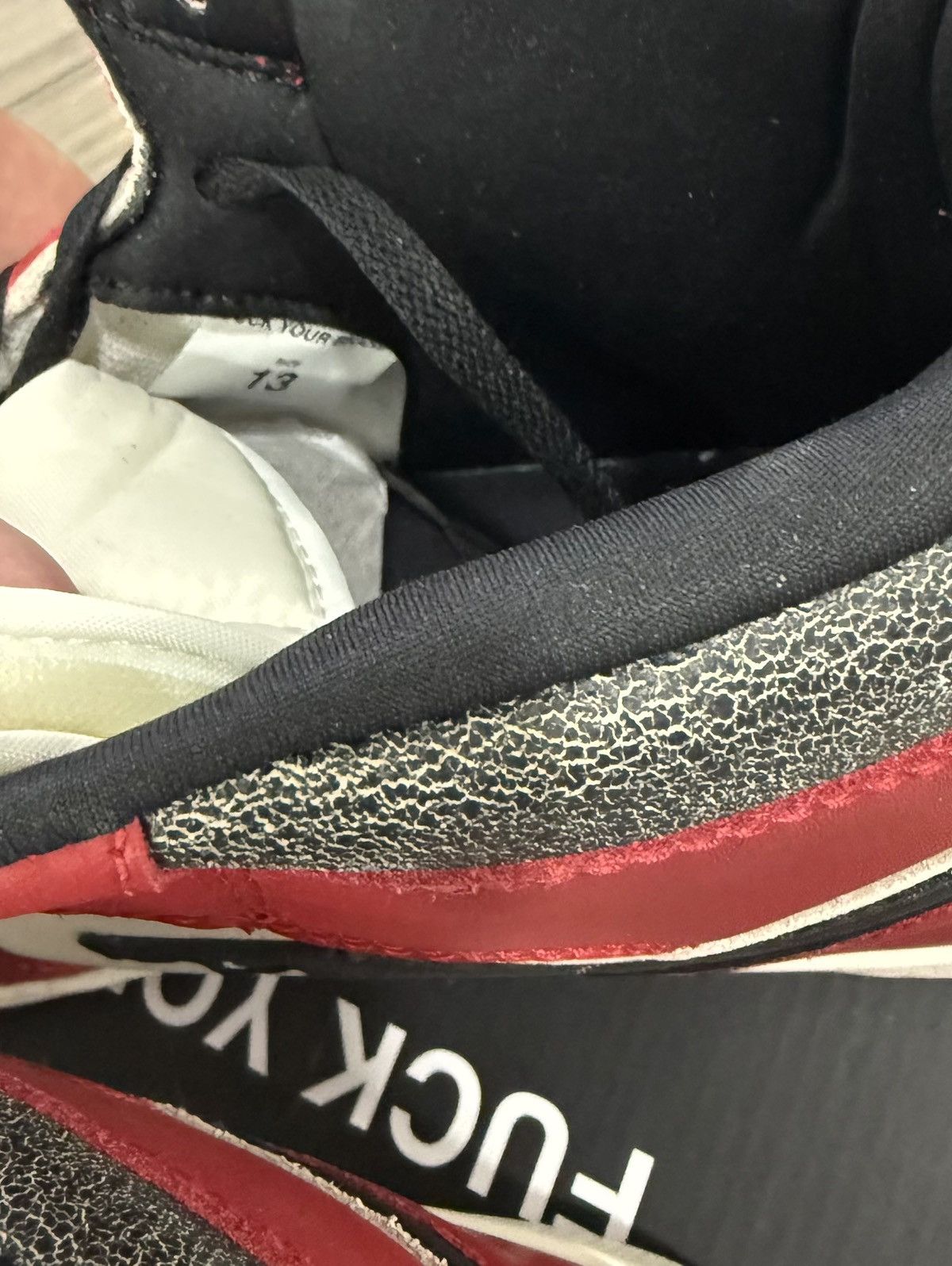 Designer 🖕🏻 FYB Fuck Your Brand Chicago Custom High Top Size 13 🖕🏻 Size US 13 / EU 46 - 7 Thumbnail