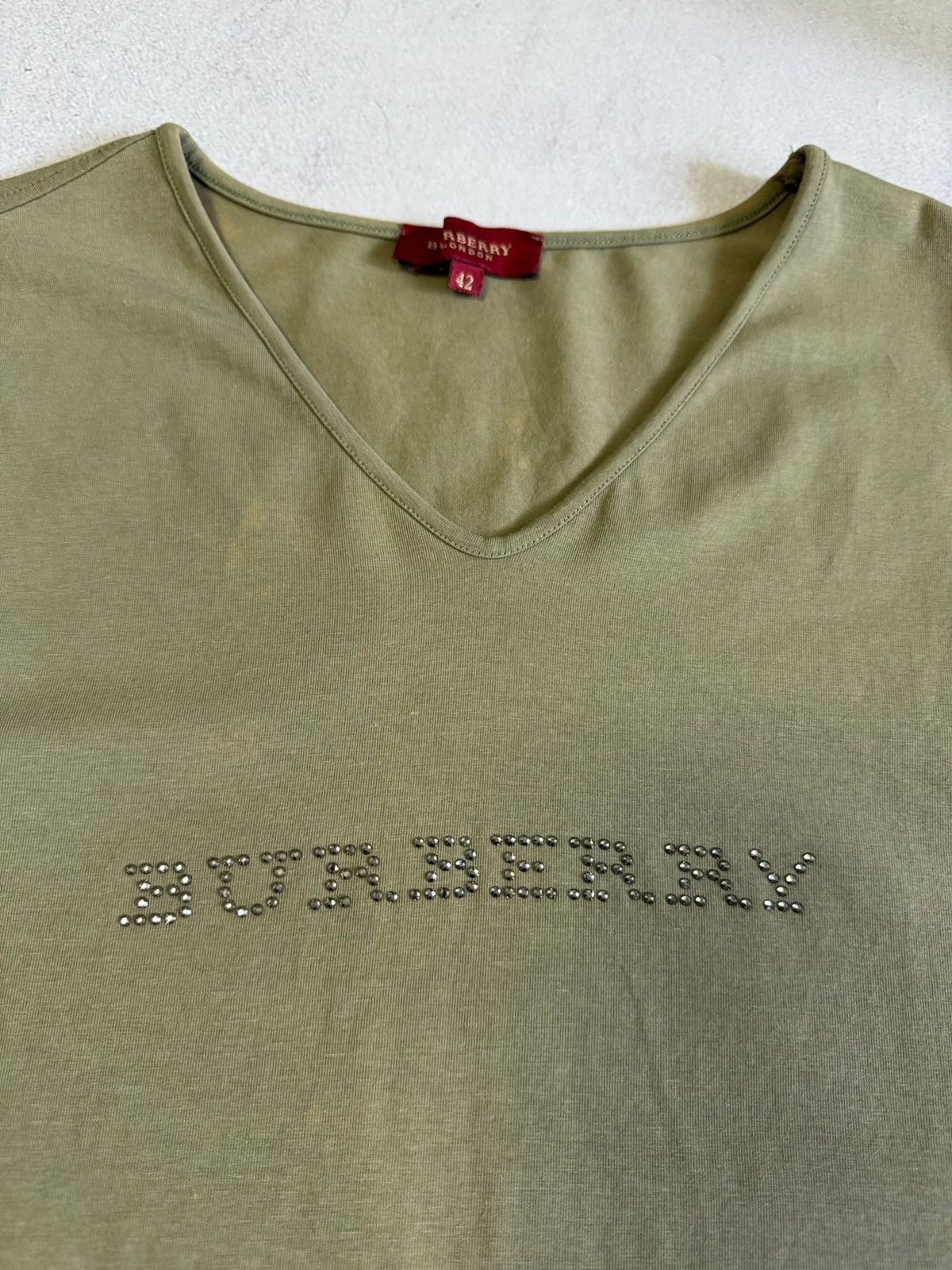 Burberry Burberry London T Shirt Tee Blouse Big Logo Womens 42 Size Size M / US 6-8 / IT 42-44 - 6 Thumbnail