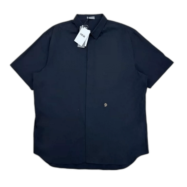 Dior Dior Embroidered Logo Short Sleeve Shirt-yf Size US L / EU 52-54 / 3 - 1 Thumbnail