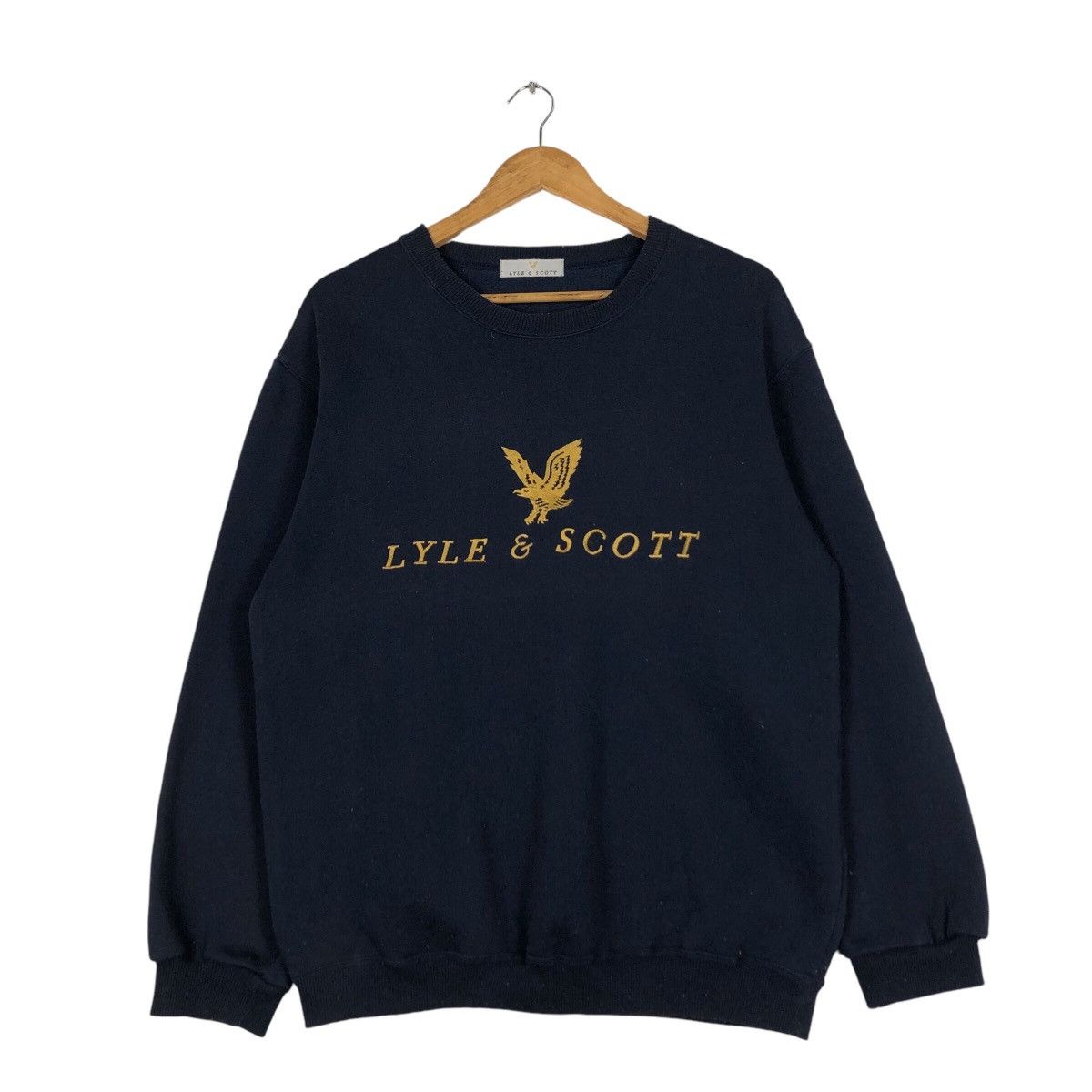 Designer × Lyle & Scott × Vintage Vintage Lyle & Scott Vintage 90s Designer Sweatshirt Medium Size US M / EU 48-50 / 2 - 1 Thumbnail