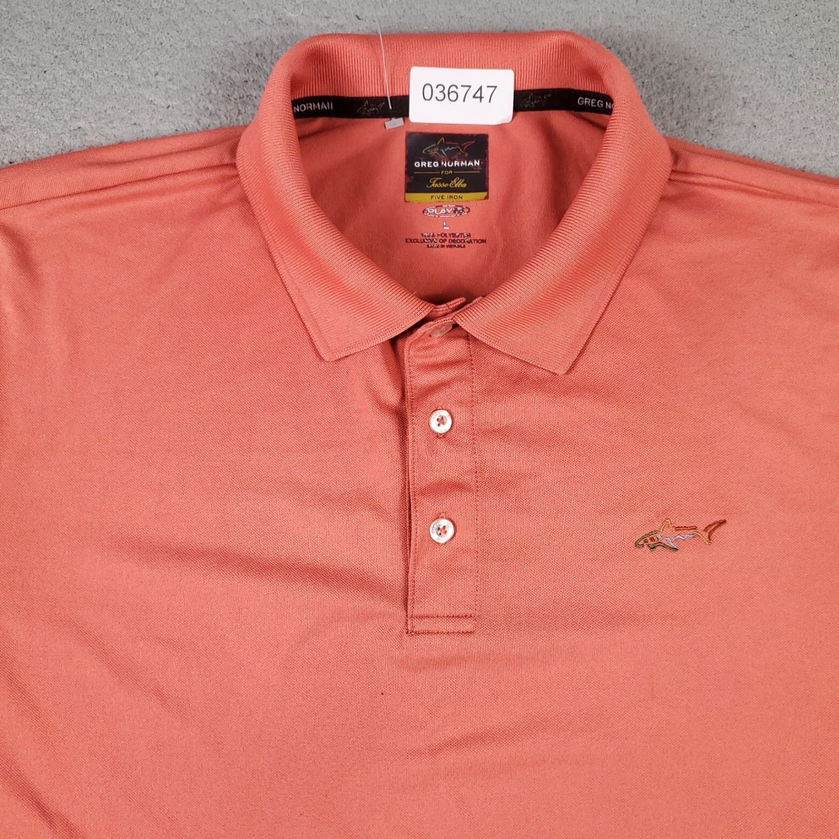 Vintage Greg Norman Polo Shirt Mens L Pink Golf Casual Short Sleeve Shirt Mens Size US L / EU 52-54 / 3 - 2 Thumbnail