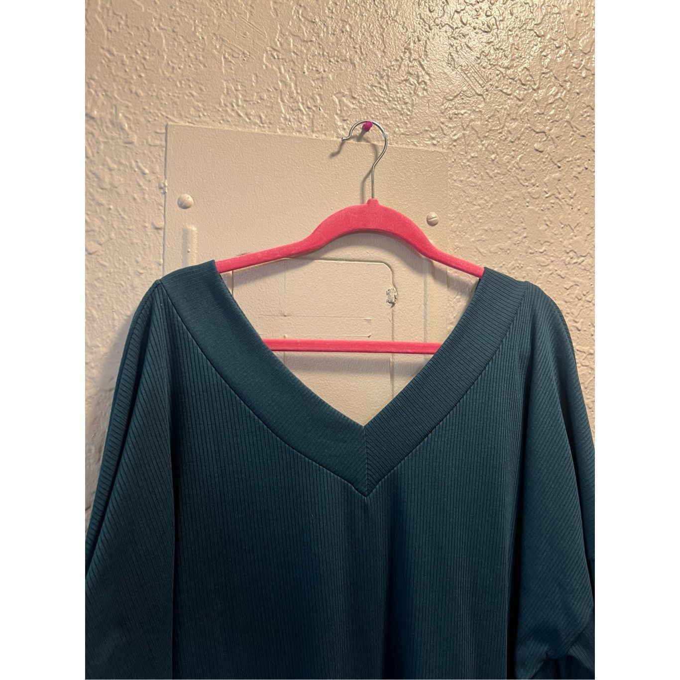 Other White Birch Green V-Neck Long Sleeve Top Woman’s Size 2X Size XXL / US 16-18 / IT 52-54 - 3 Thumbnail