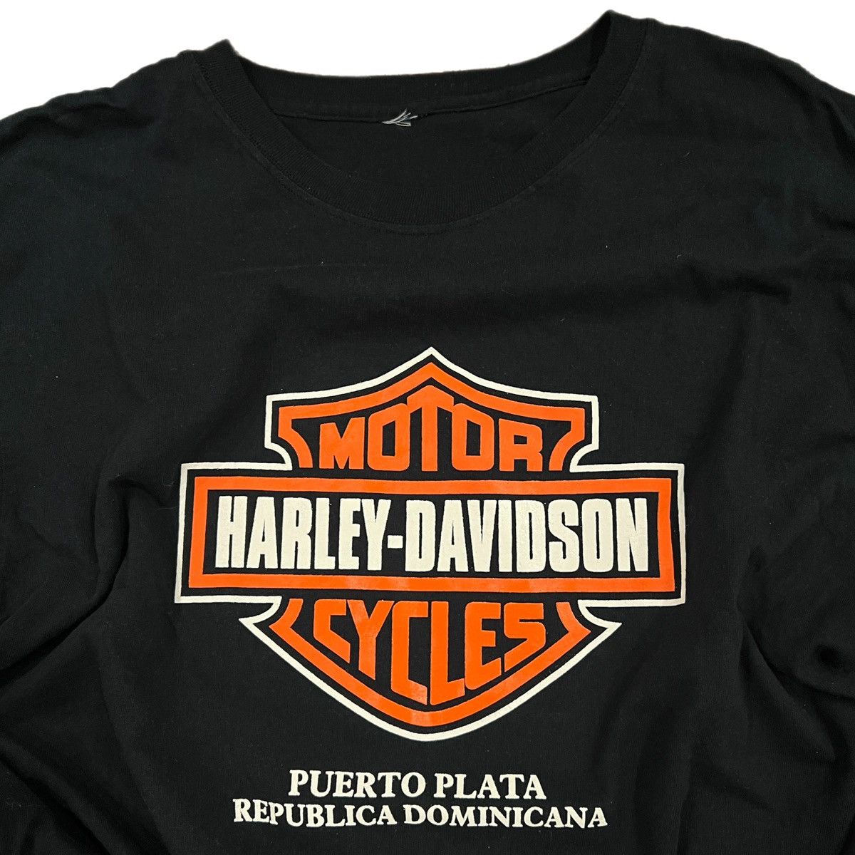 Harley Davidson × Vintage Vintage Harley Davidson Domincan Republic T-Shirt Size US L / EU 52-54 / 3 - 2 Thumbnail