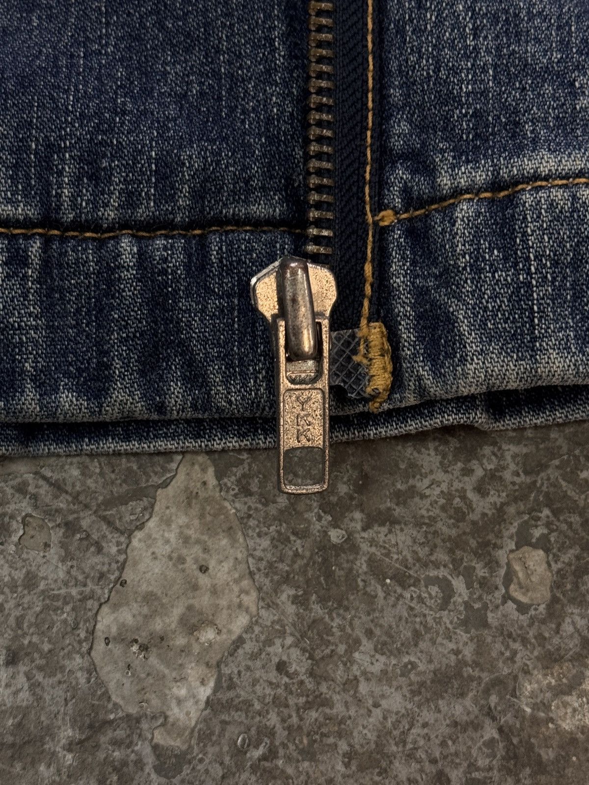 Vintage y2k Denim Bomber Jacket Size S / US 4 / IT 40 - 6 Thumbnail