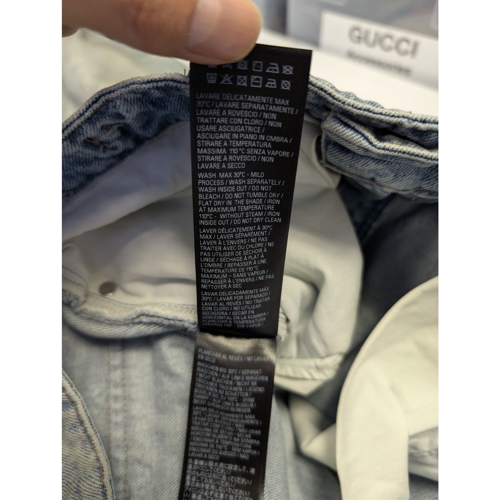 Balenciaga o1rshd1 Cargo Pants in Blue Size US 32 / EU 48 - 19 Thumbnail