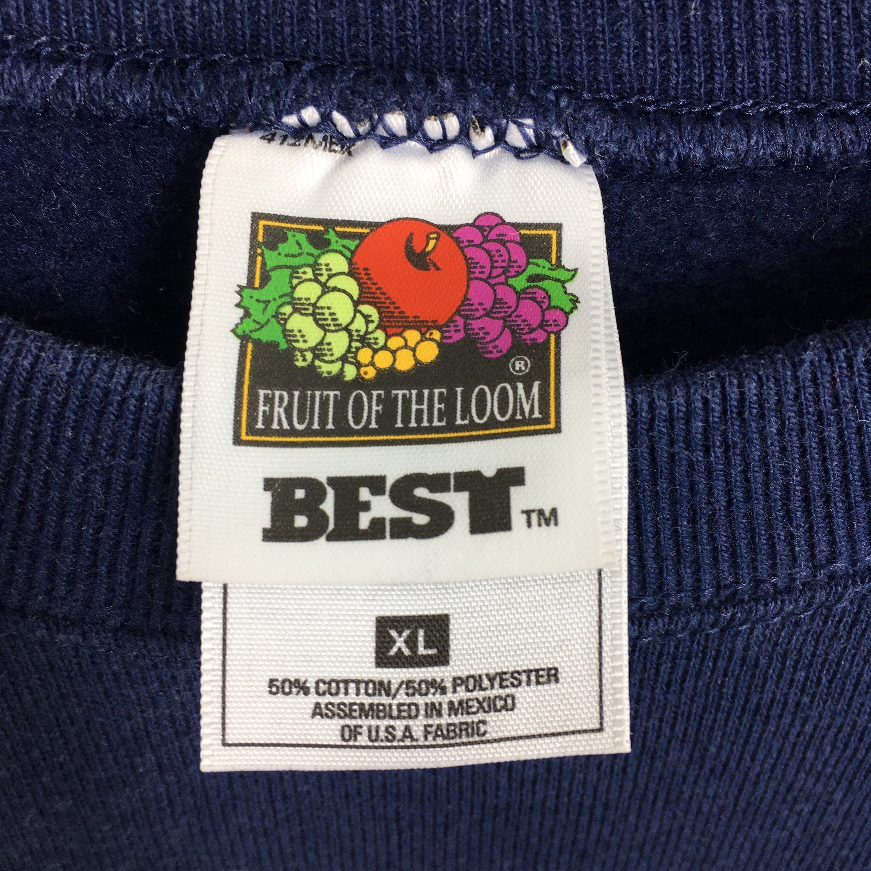Fruit Of The Loom Vintage New York City Blue Sweatshirt XLarge Size US XL / EU 56 / 4 - 4 Thumbnail