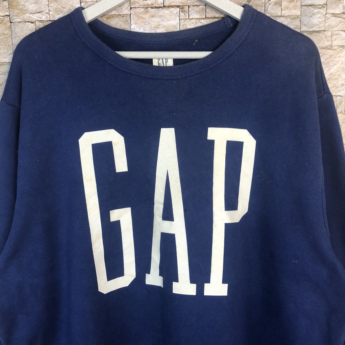 Gap Gap Dark Blue Sweatshirt vintage like kenye west #A29 Size US XL / EU 56 / 4 - 5 Thumbnail
