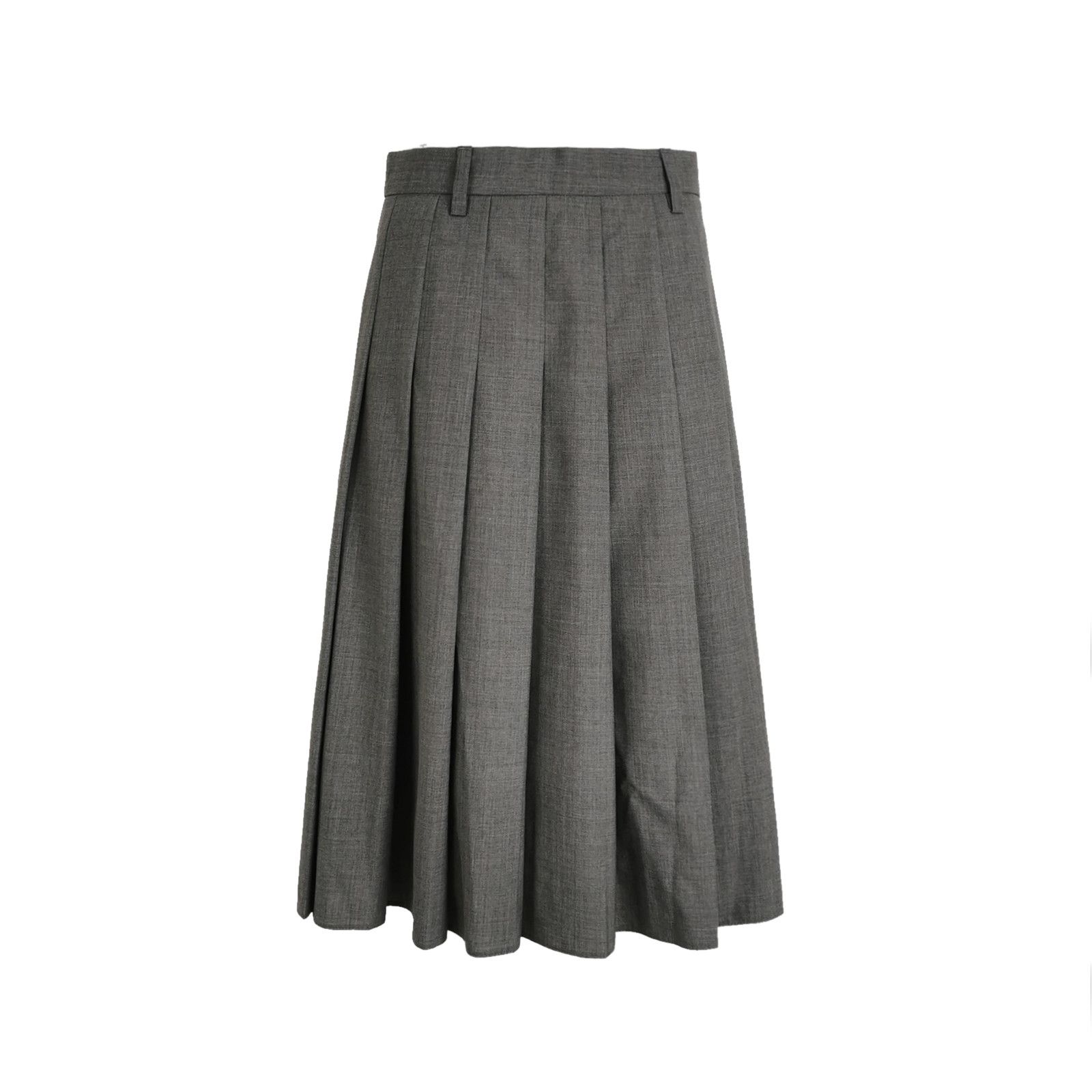 Prada Prada Pleated Midi Skirt Size 38 Size 26" / US 2 / IT 38 - 1 Thumbnail