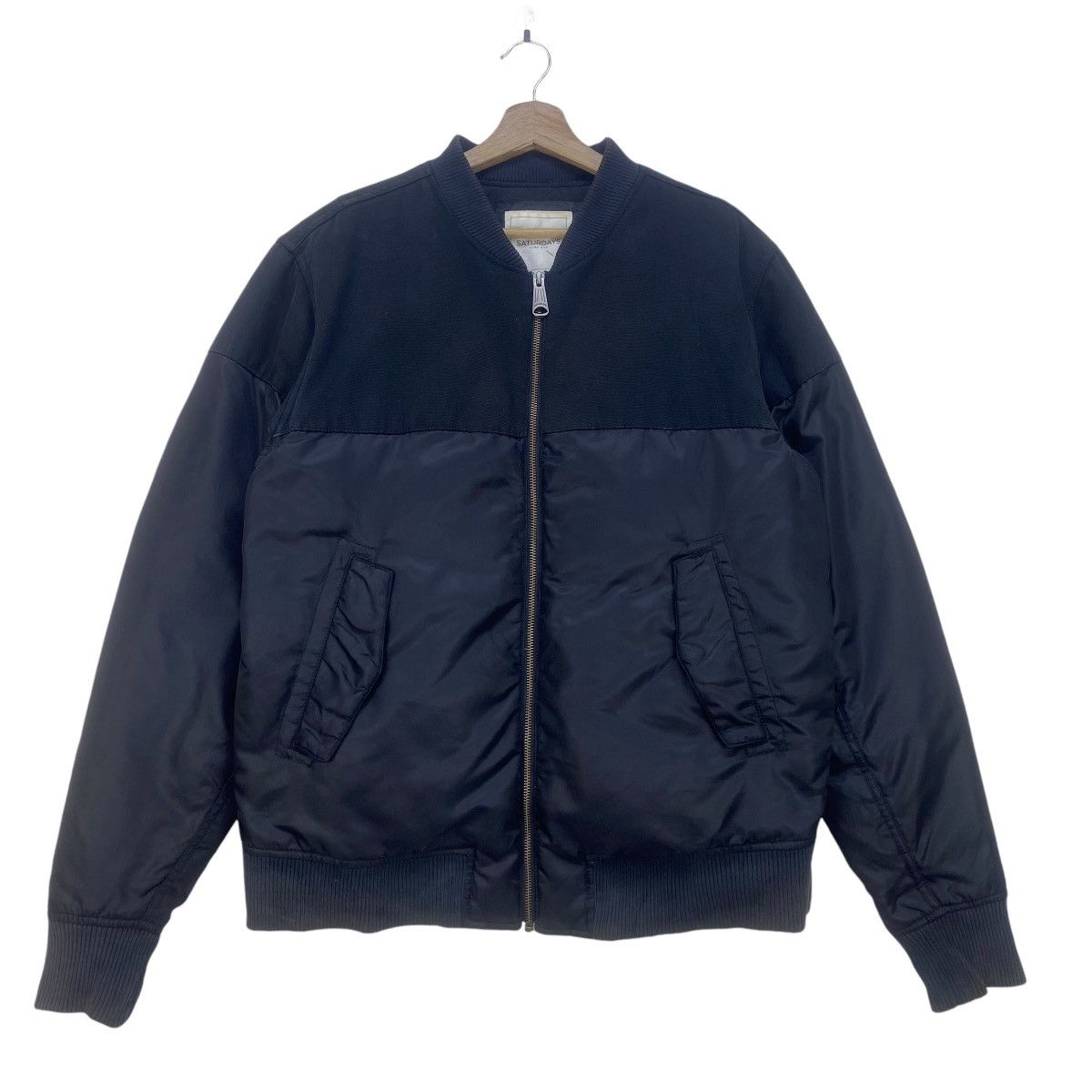 Saturdays Surf NYC Duck Canvas + Nylon Puffer Down Bombers