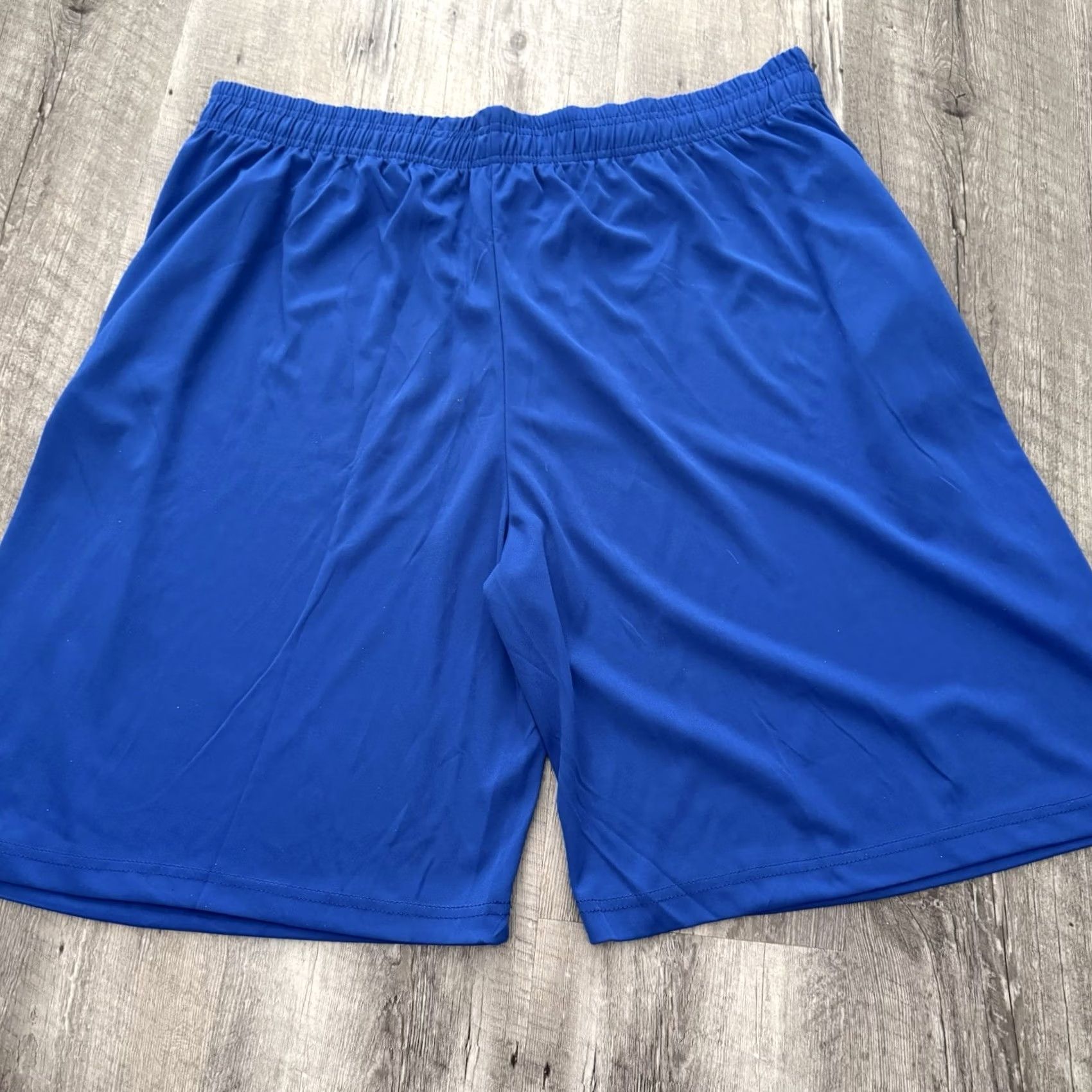Vintage Mens 3XL Blue ULTRA PERFORMANCE Shorts Athletic Activewear Zip Pockets Elastic Size US 39 - 3 Thumbnail