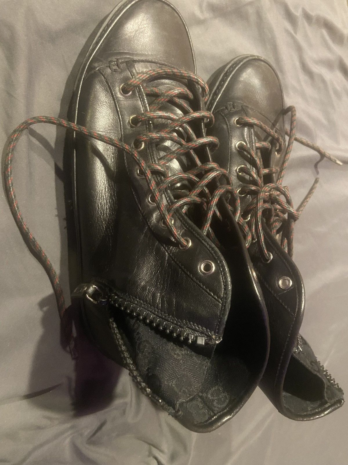 Gucci gucci black zip up ankle boots Size US 10.5 / EU 43-44 - 5 Thumbnail