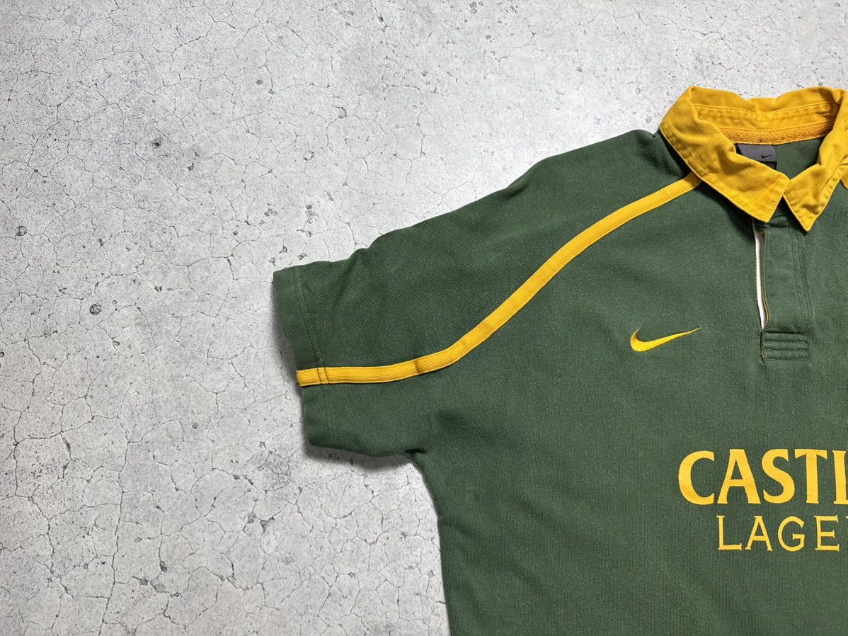 Nike Nike South Africa Rugby Vintage Jersey 2000’s Polo Shirt Size US L / EU 52-54 / 3 - 3 Thumbnail