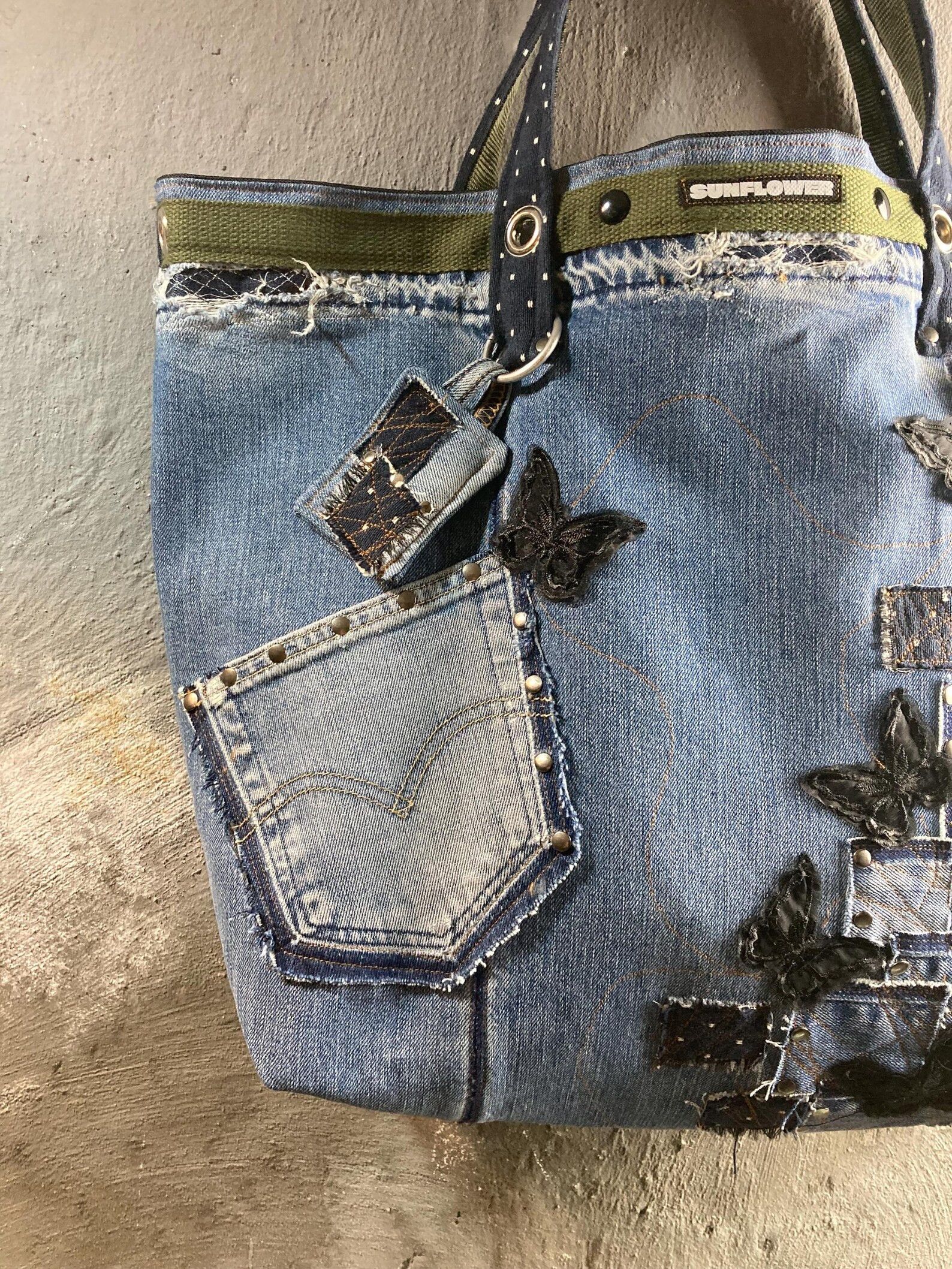Other upcypling Levis tote bag Y2K Size ONE SIZE - 7 Thumbnail