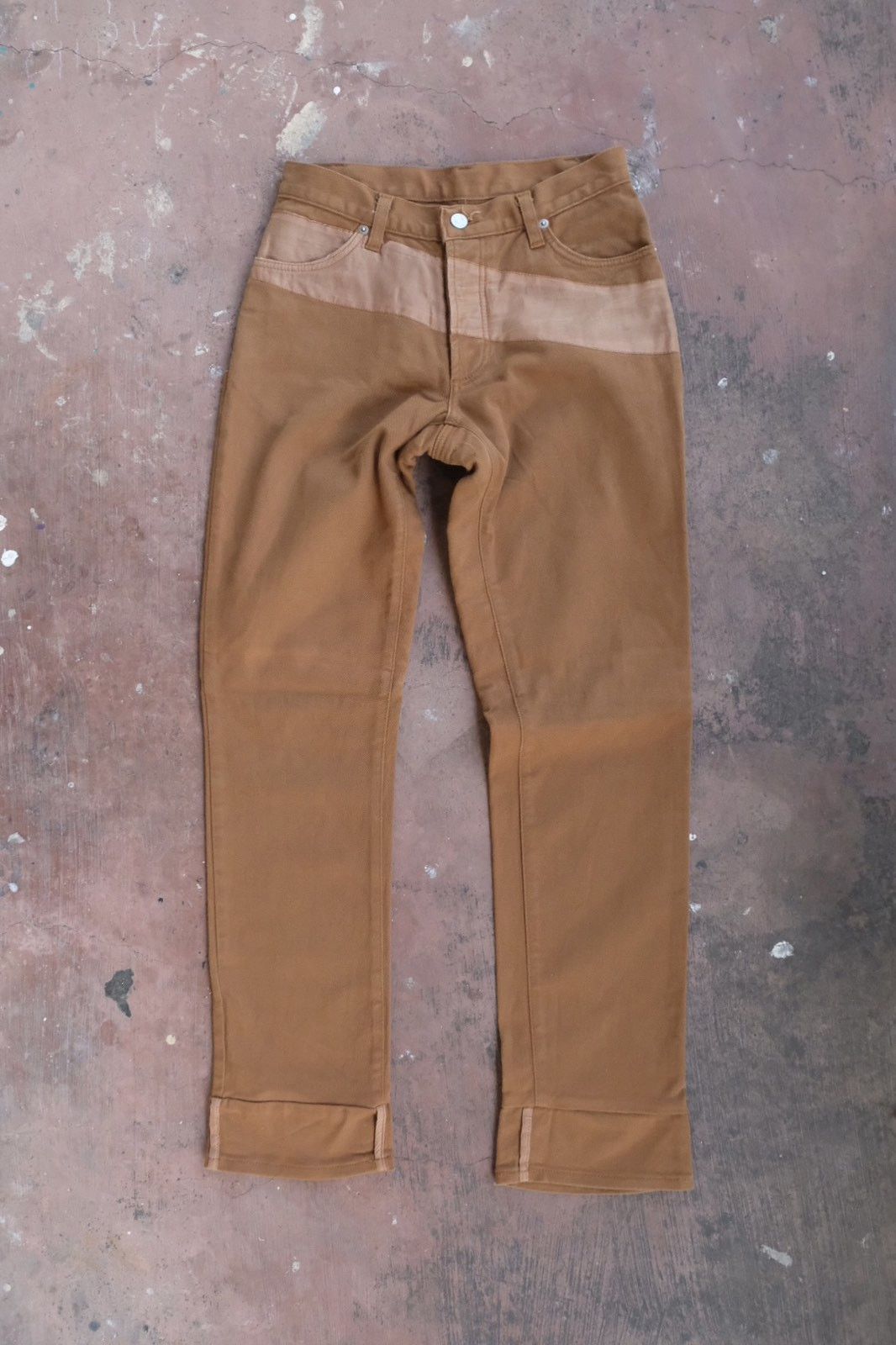 Helmut Lang Helmut lang 1997 holster stripe denim Size US 27 - 1 Thumbnail