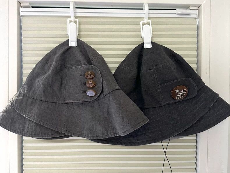 Vivienne Westwood Vivienne Westwood Double buttoned fisherman's cap Size ONE SIZE - 4 Thumbnail