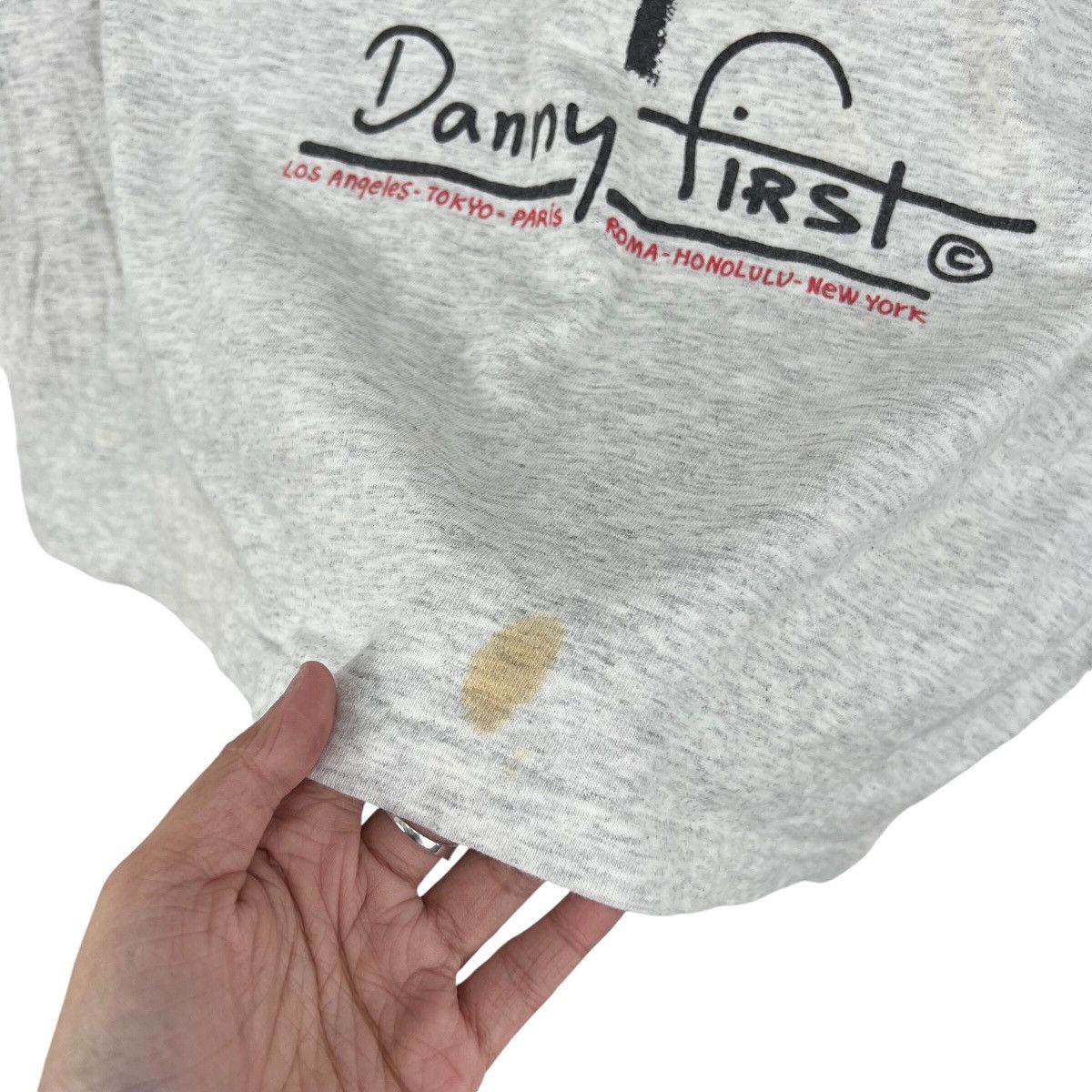 Vintage Vintage 90s DANNY FIRST USA Born To Be Wild T-Shirt Size US L / EU 52-54 / 3 - 5 Thumbnail