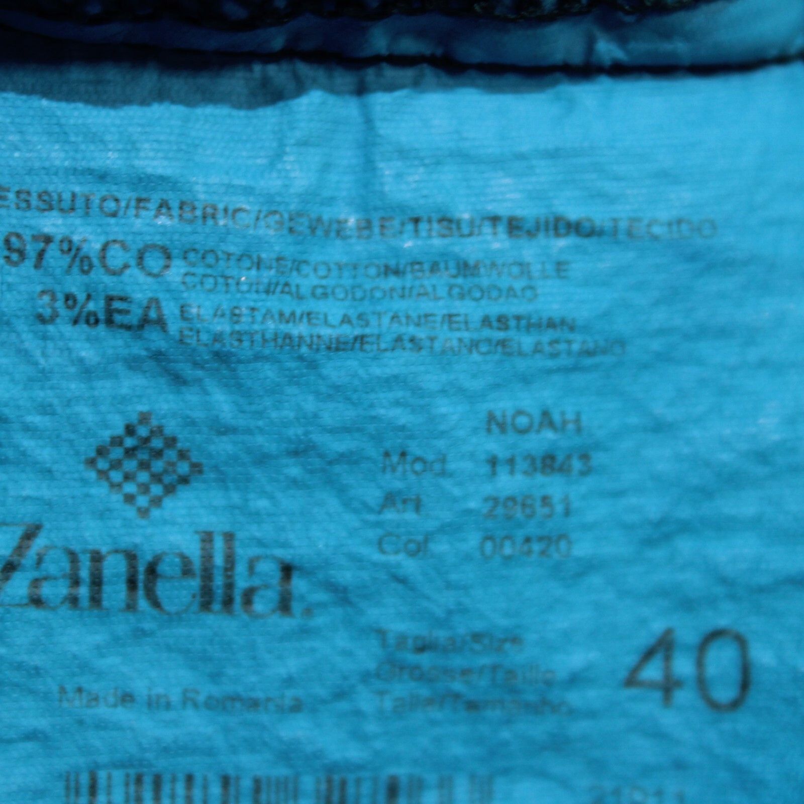 Zanella Zanella New with tags Chino Size 40 US In Blue Size US 40 / EU 56 - 4 Thumbnail