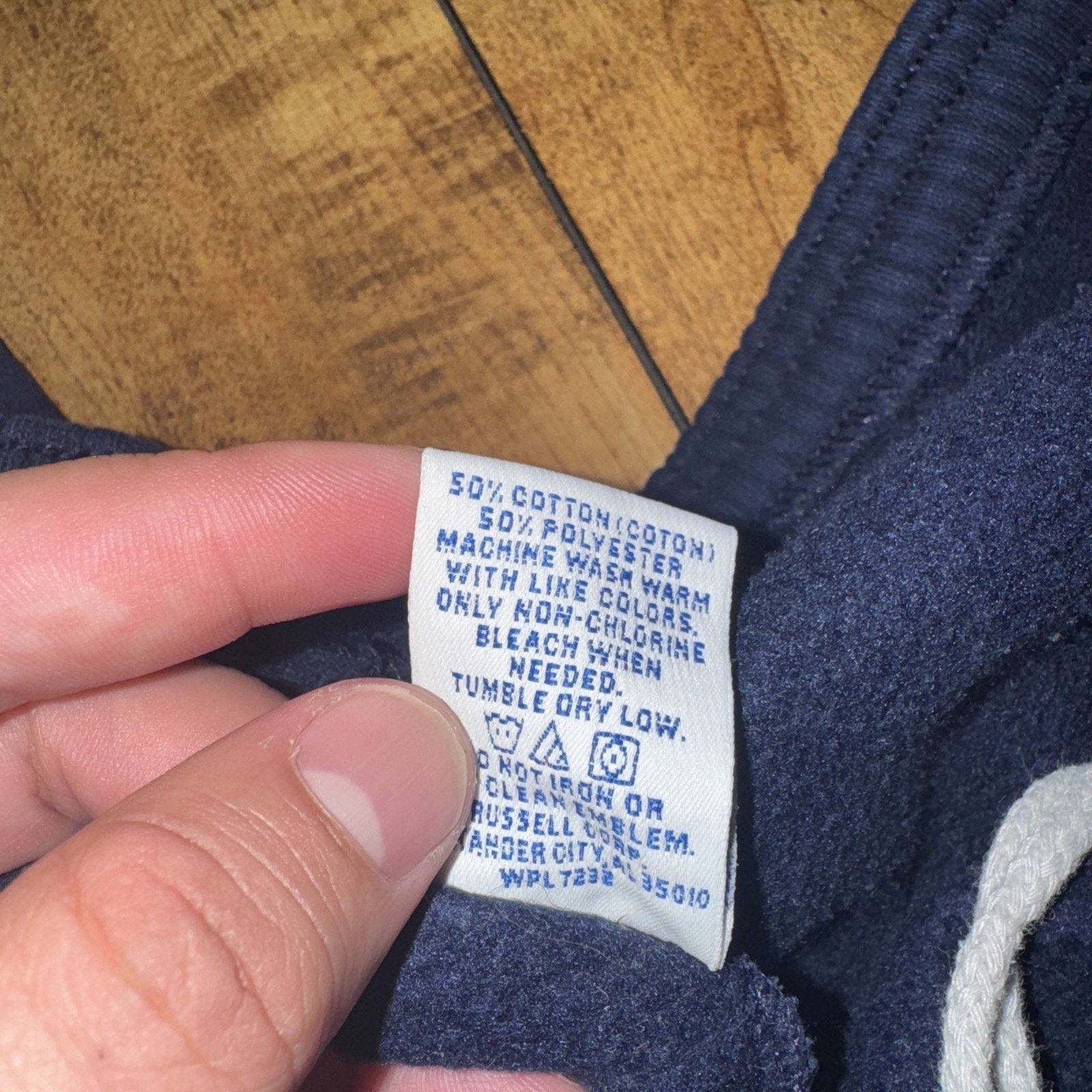 Russell Athletic × Vintage Vintage Russell Athletic Sweatpants Navy Blue XXL 36x34 Size US 36 / EU 52 - 4 Thumbnail
